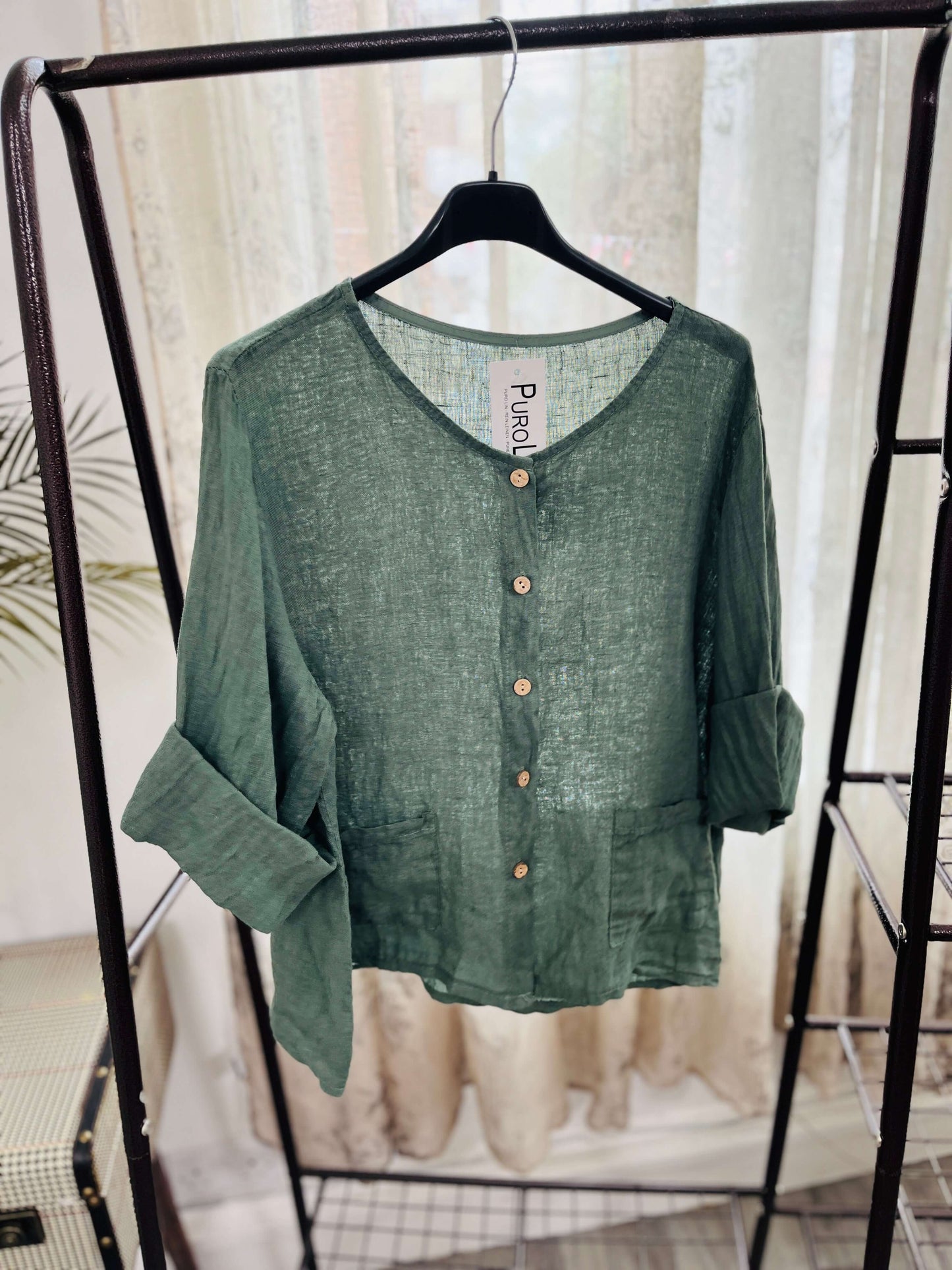 Heidi Linen Jacket