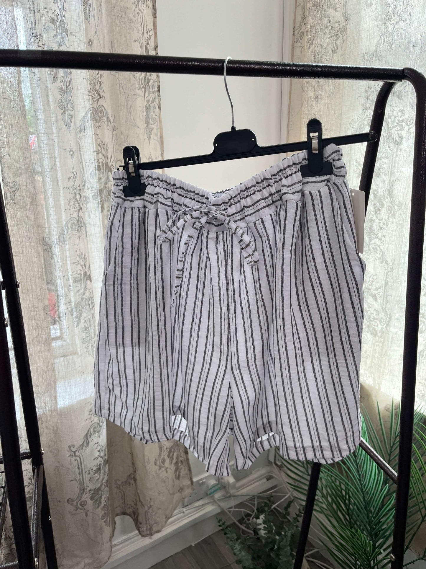 Elegant Pin Stripe Shorts