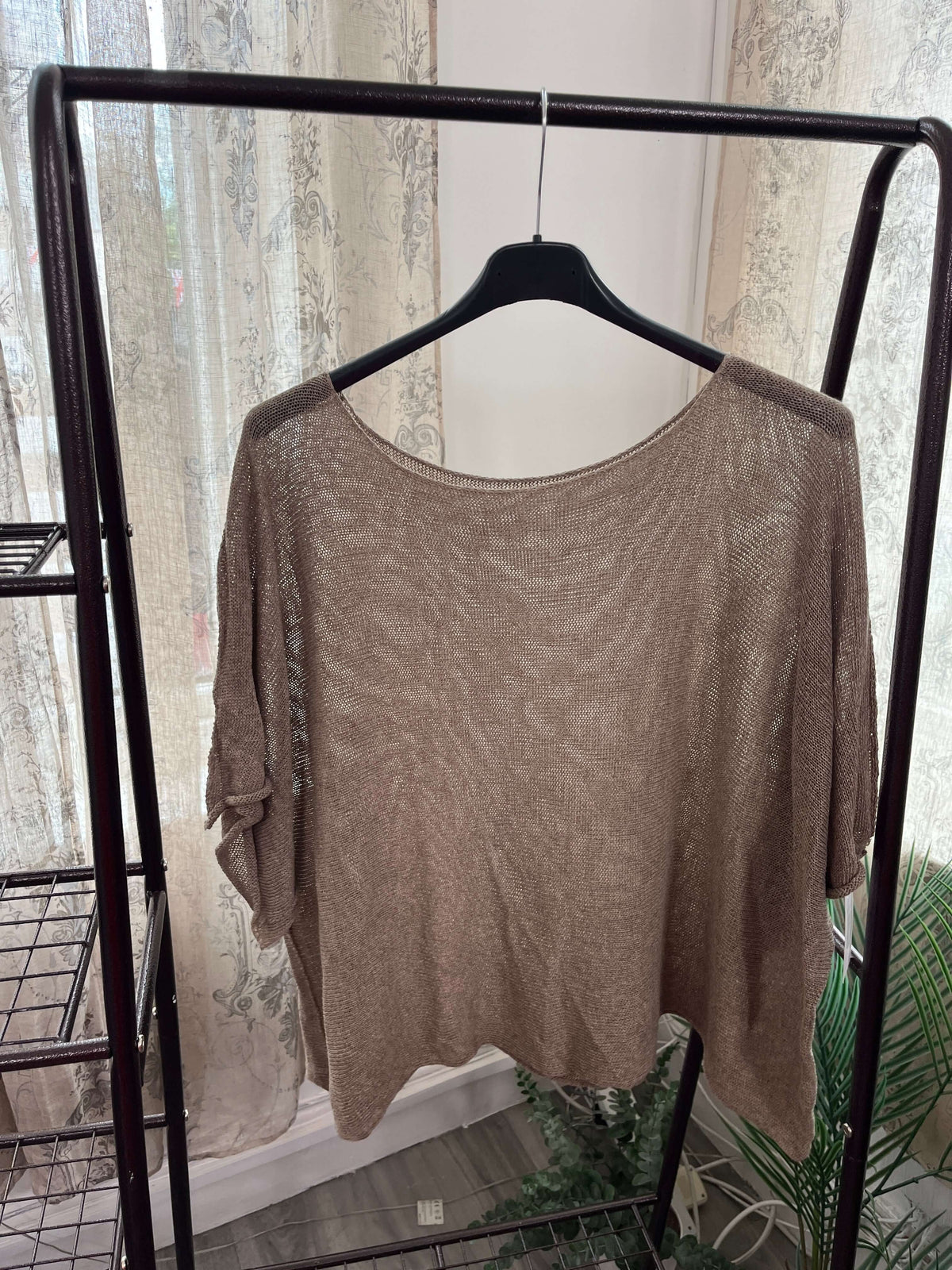 Torzi-Jane Boxy Swing Woven Knit Jumper