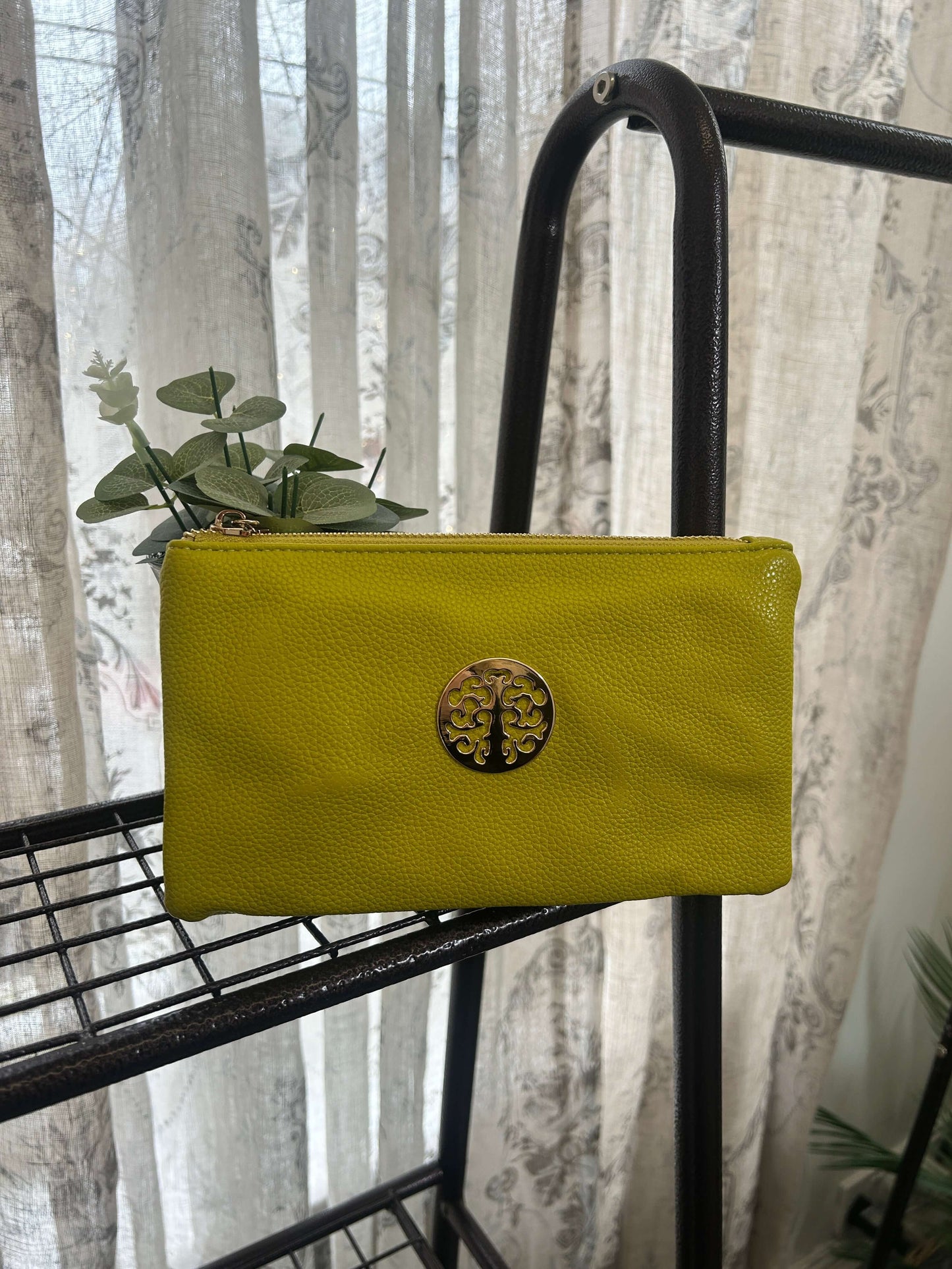 Long & Son Tree of Life Cross Body Clutch Bag