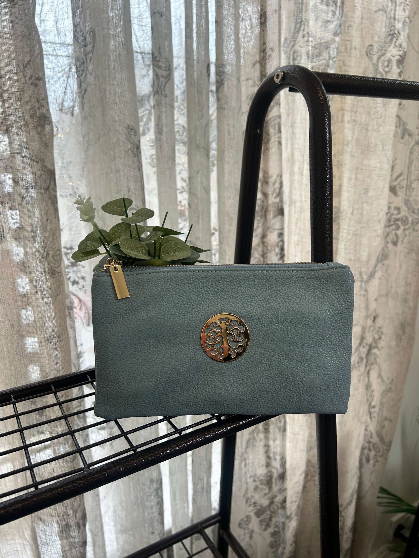 Long & Son Tree of Life Cross Body Clutch Bag