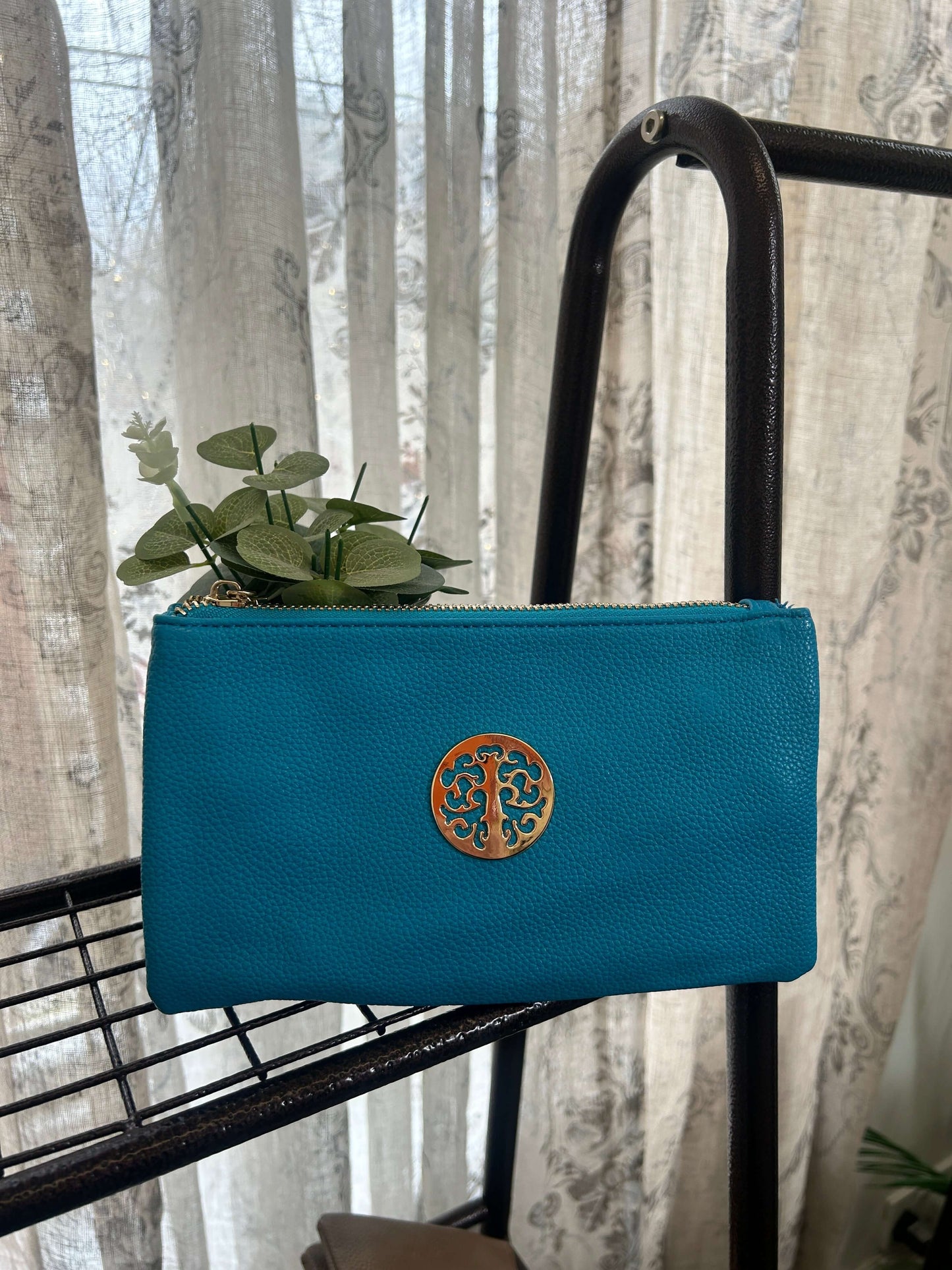 Long & Son Tree of Life Cross Body Clutch Bag