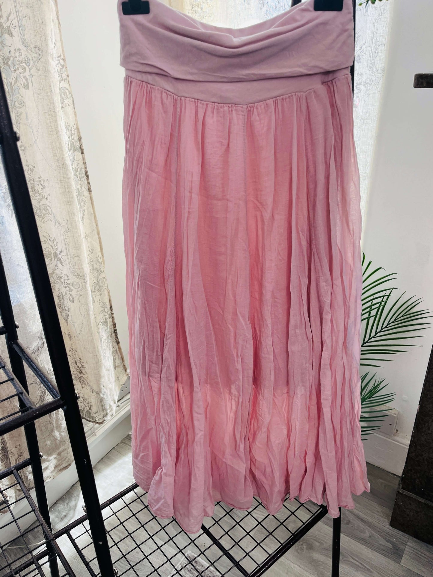 Lizzie Cotton Maxi Length Skirt