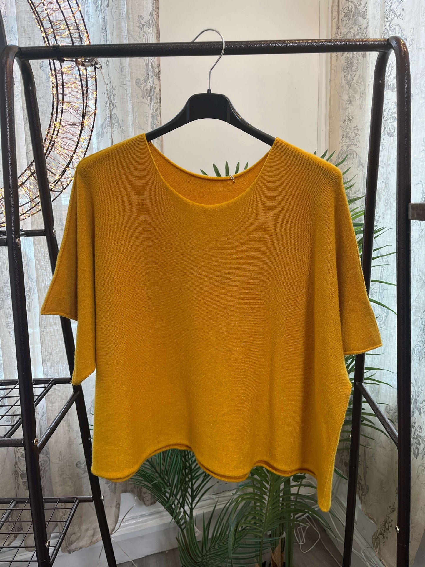 Torzi Boxy Swing Fine Knit Jumper