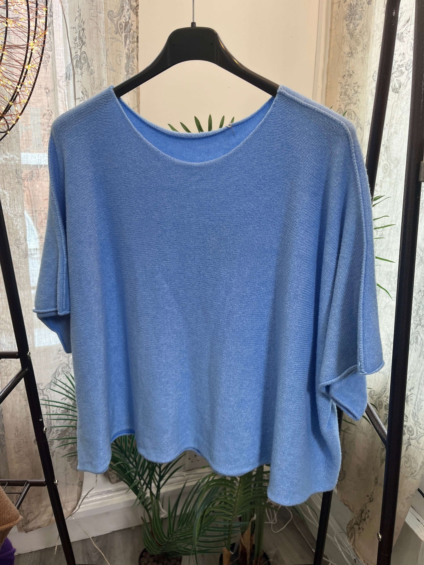 Torzi Boxy Swing Fine Knit Jumper