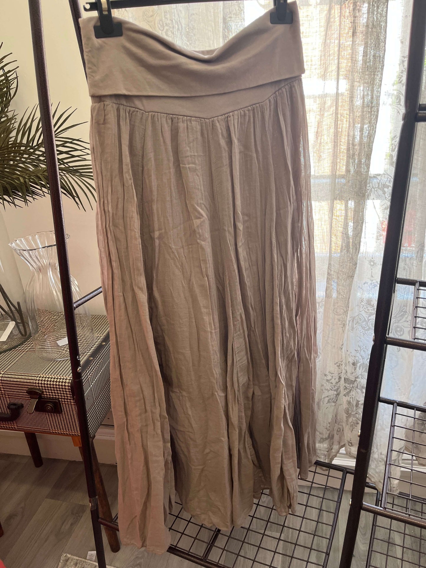 Lizzie Cotton Maxi Length Skirt