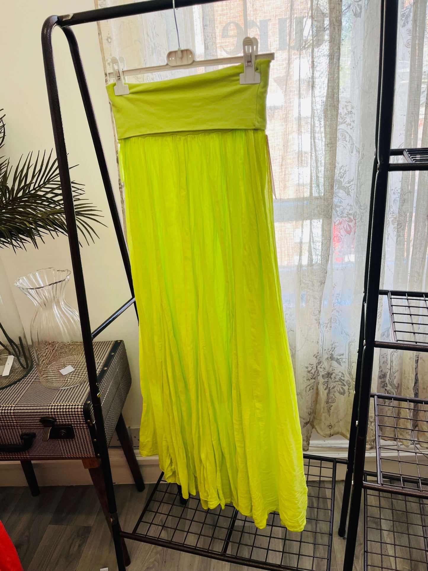 Lizzie Cotton Maxi Length Skirt