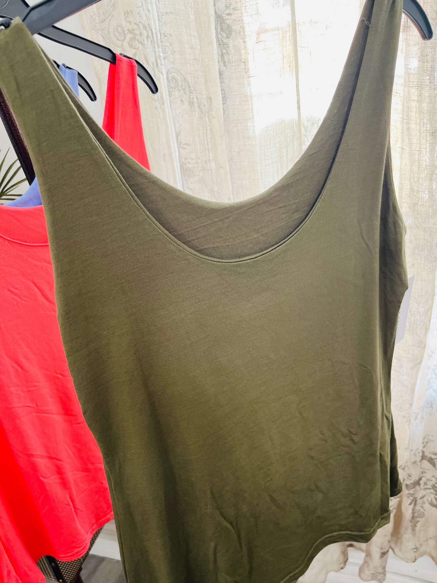 Womens Scoop Neck Vest Top