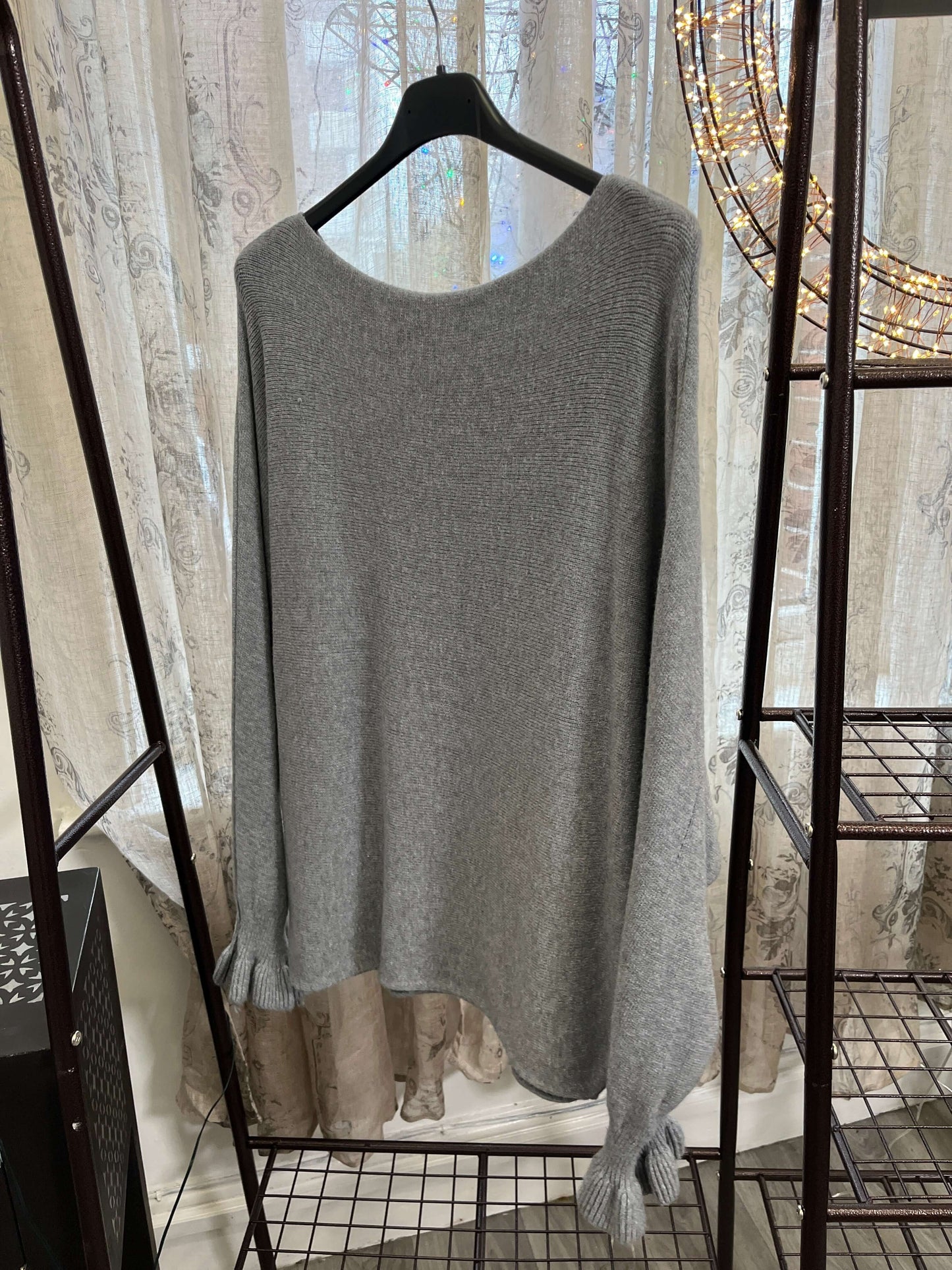 Freya Fluted Long Sleeve Jumper