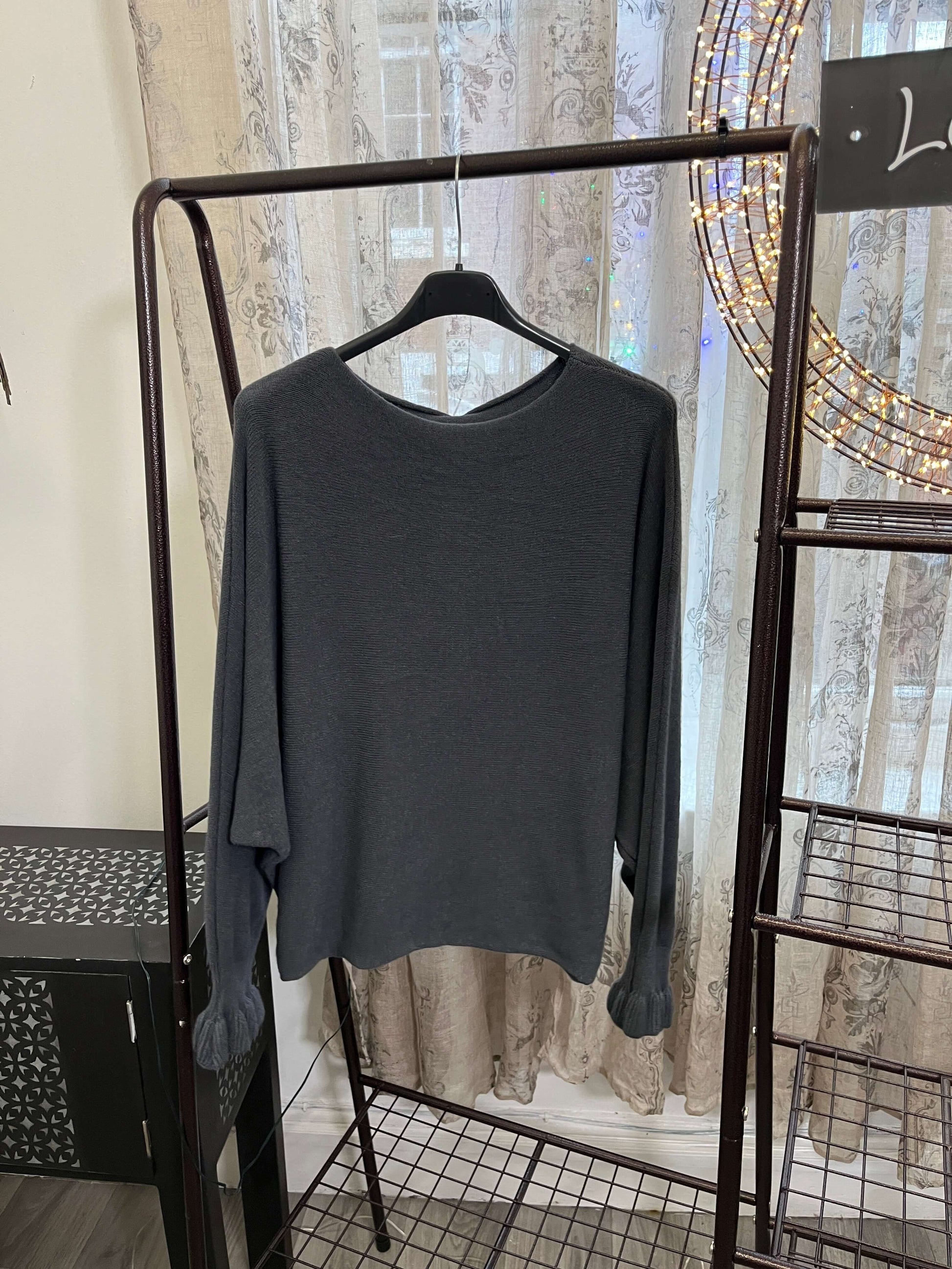 Freya Fluted Long Sleeve Jumper