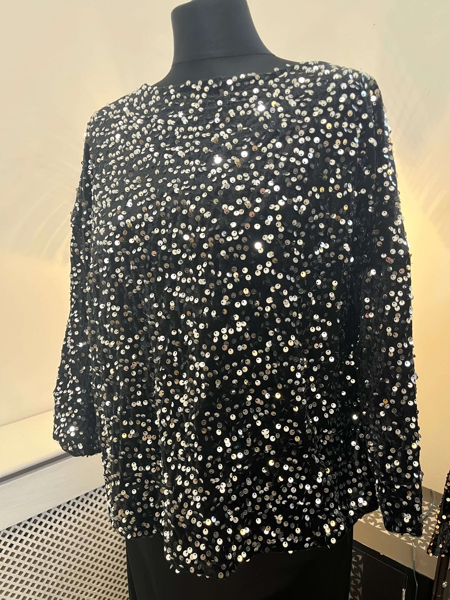 Tricia Sequin Sparkle Blouse