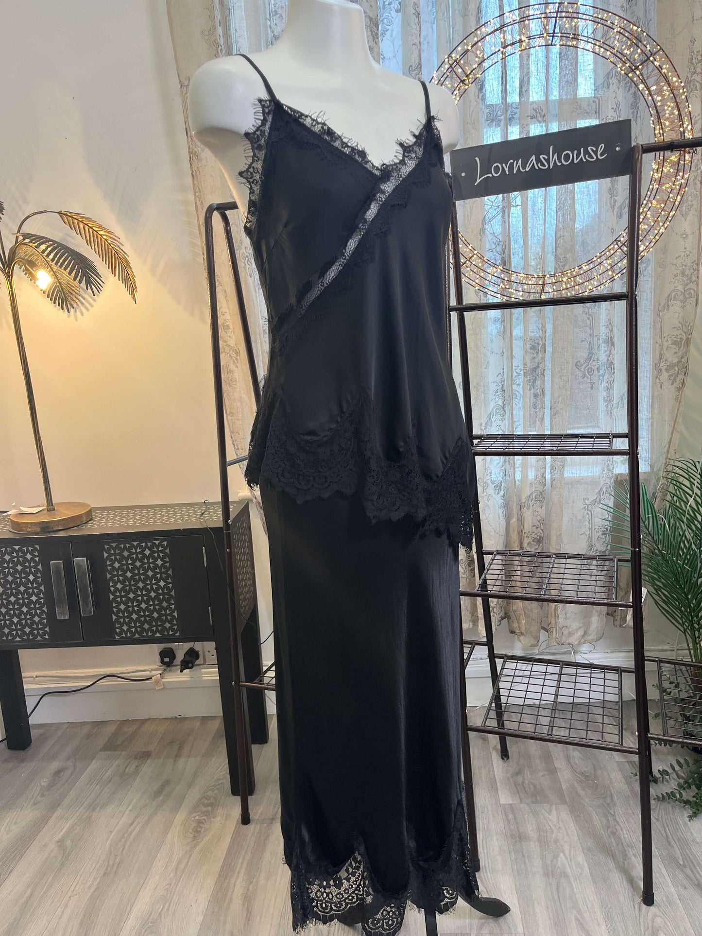 Arita Skirt and Cami Top Lace set