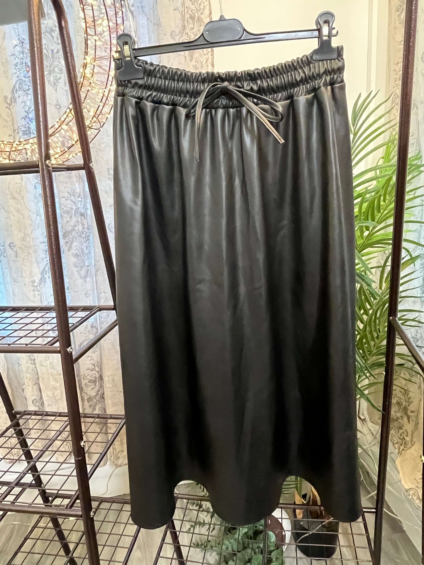 Keana Leather Look Skirt