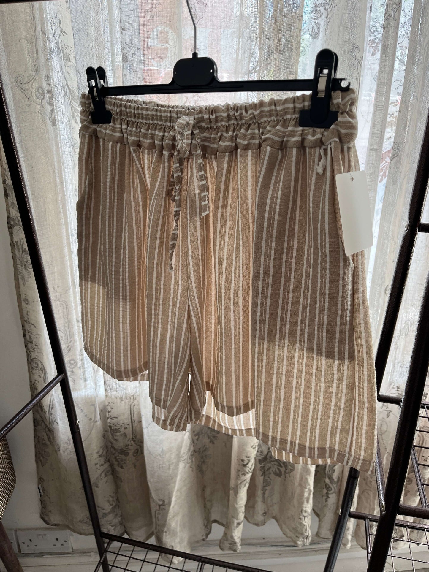 Elegant Pin Stripe Shorts