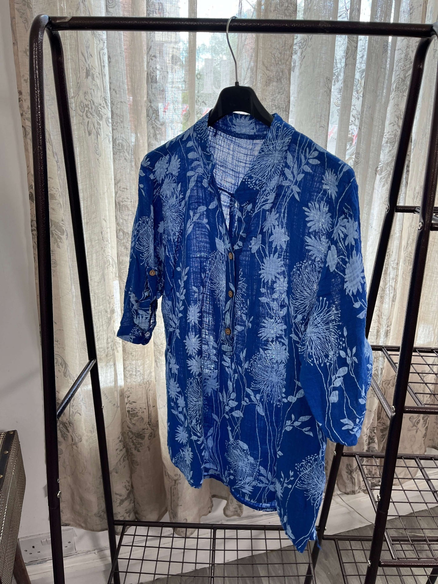 Casual 3 Button Blouse - Dandelion