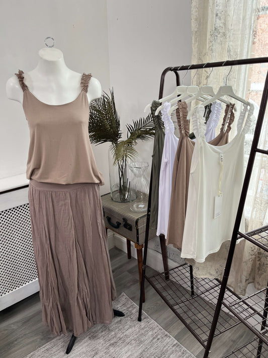 Gilly Frilly Vest Top