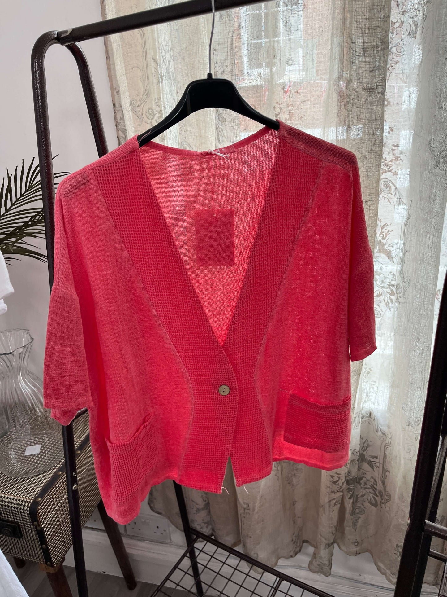 Nina Ladies Linen Blend Jacket