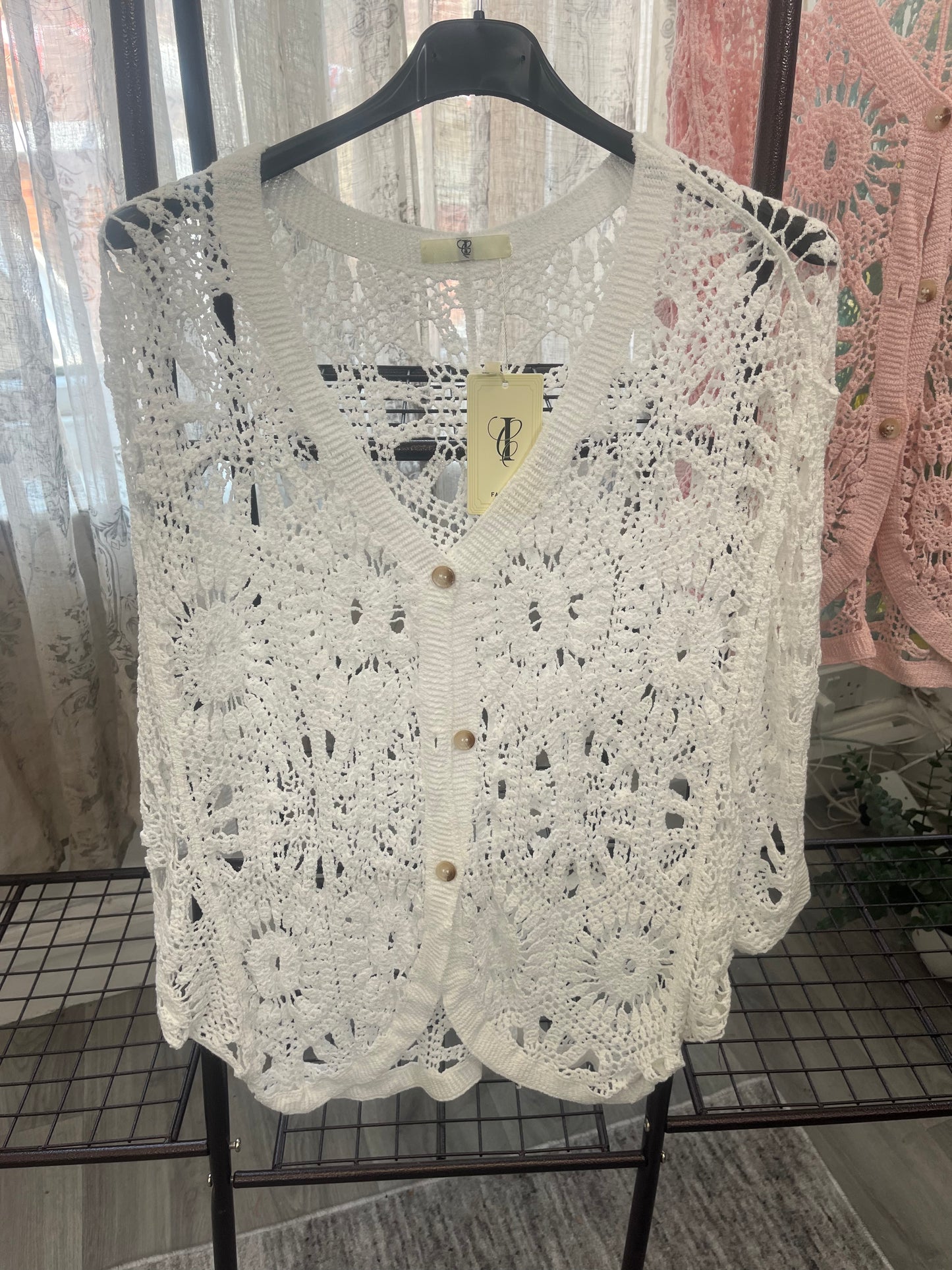 Lily Crochet Batwing Cardigan