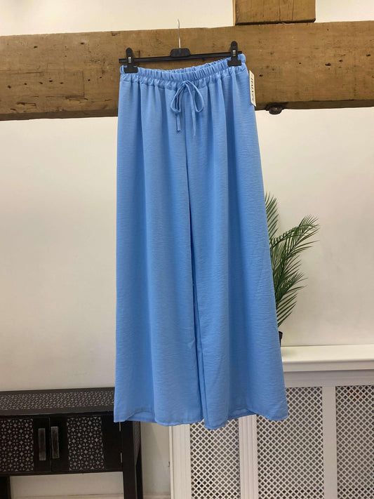 Elegant Wide Leg Palazzo Trousers