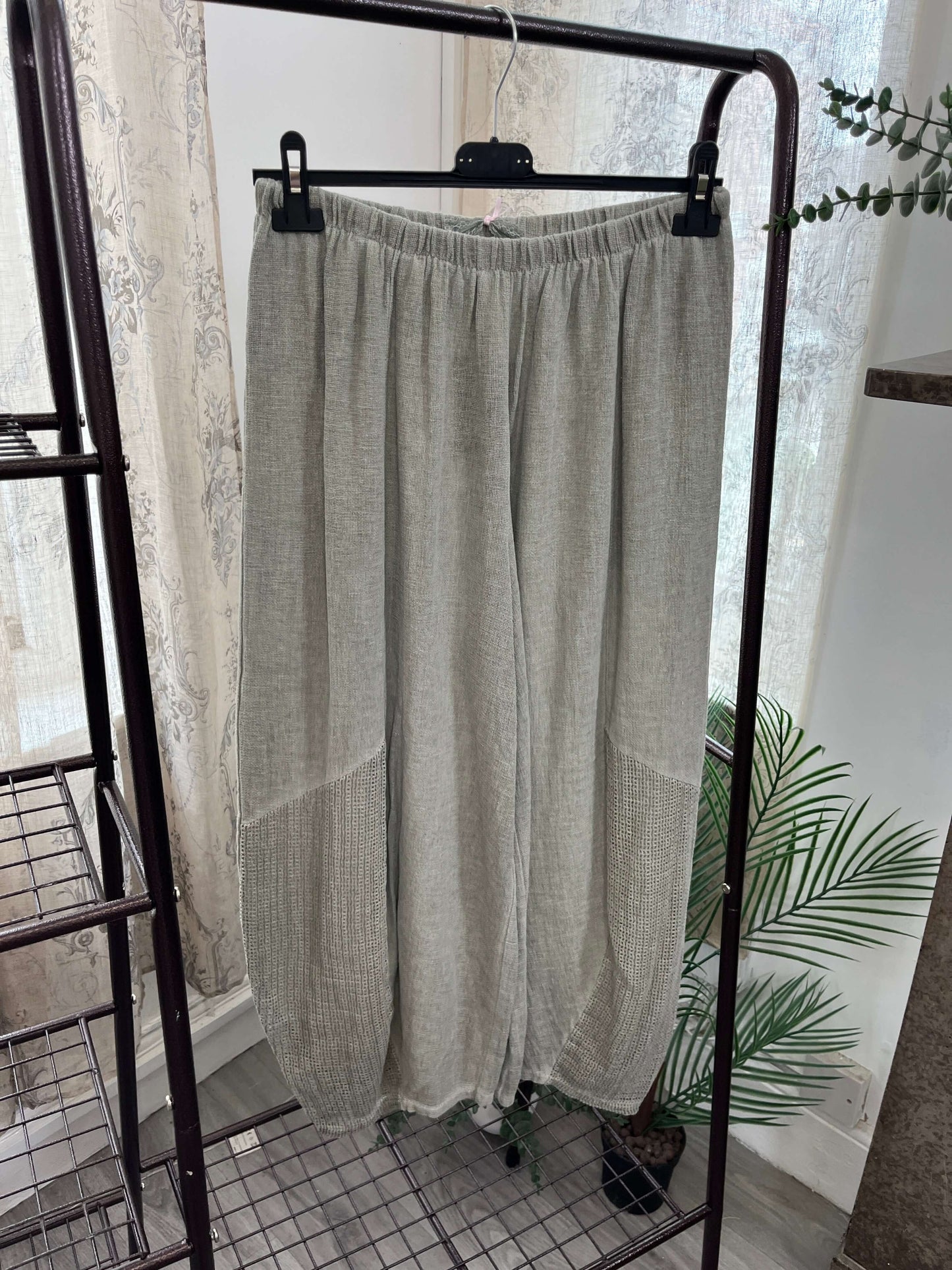 Nina Ladies Linen Blend Jacket & Trouser (items sold separately)
