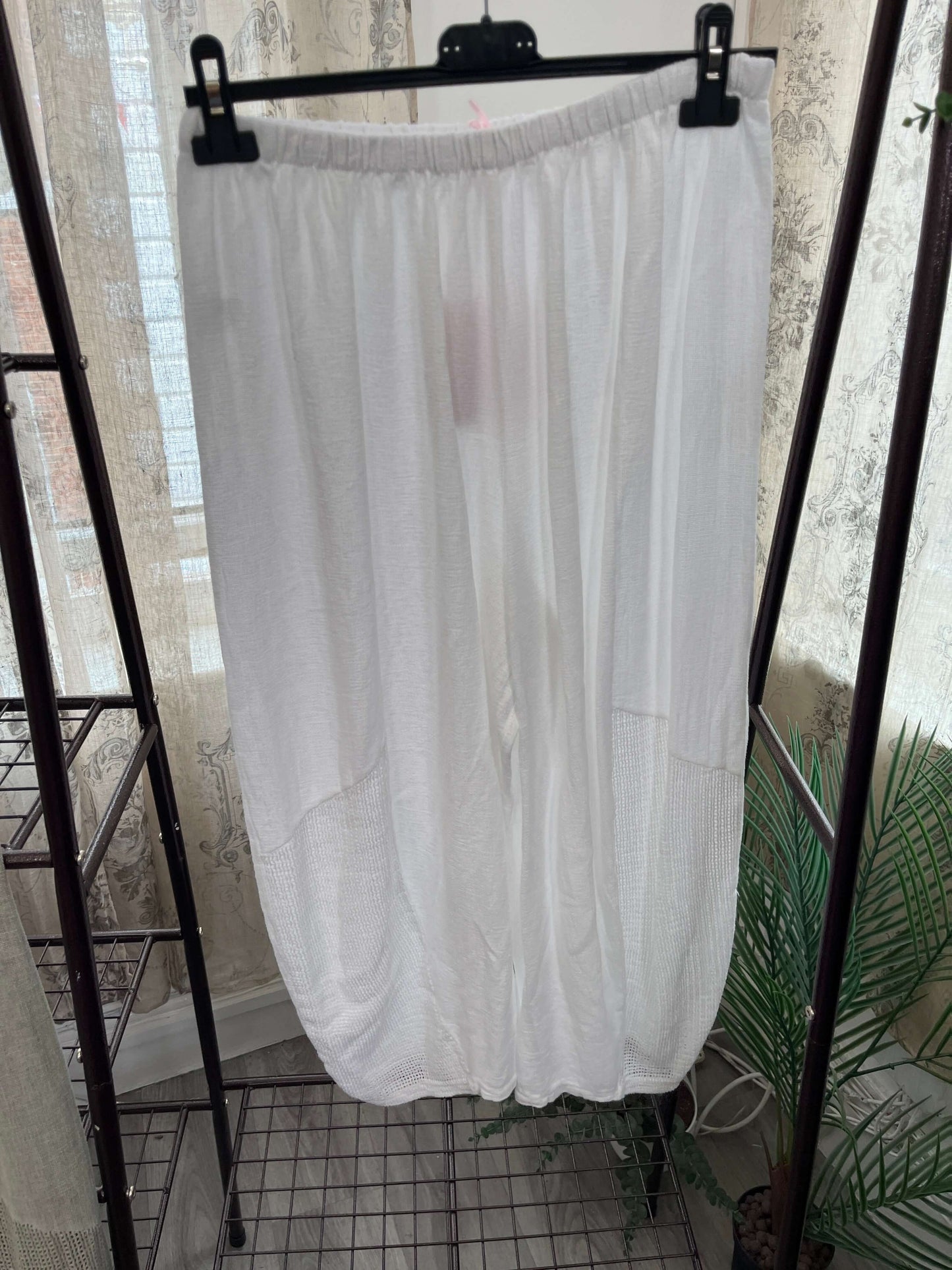 Nina Ladies Linen Blend Jacket & Trouser (items sold separately)