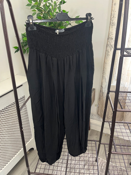 Layla Bubble Hem Harem Trousers