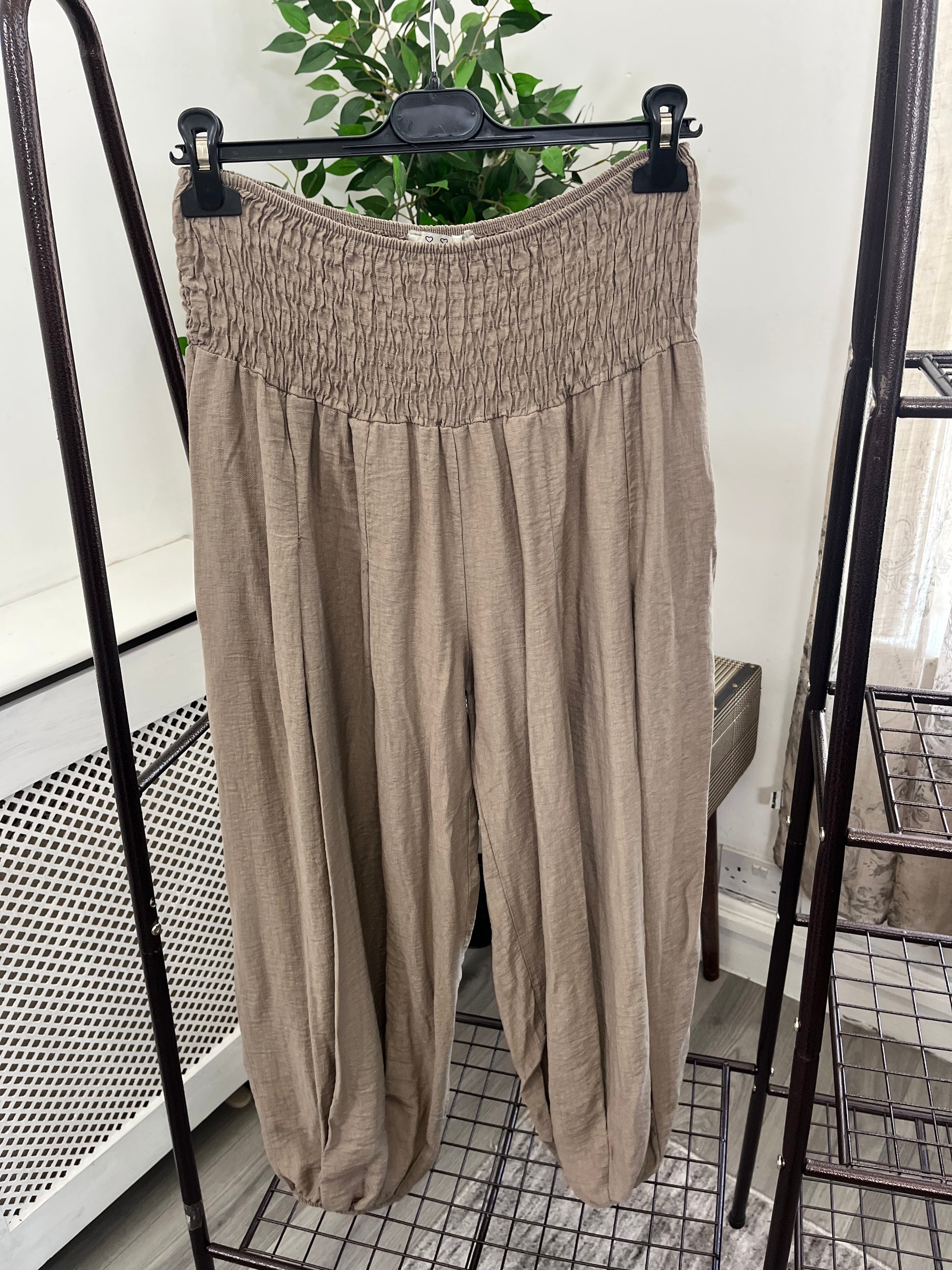 Layla Bubble Hem Harem Trousers