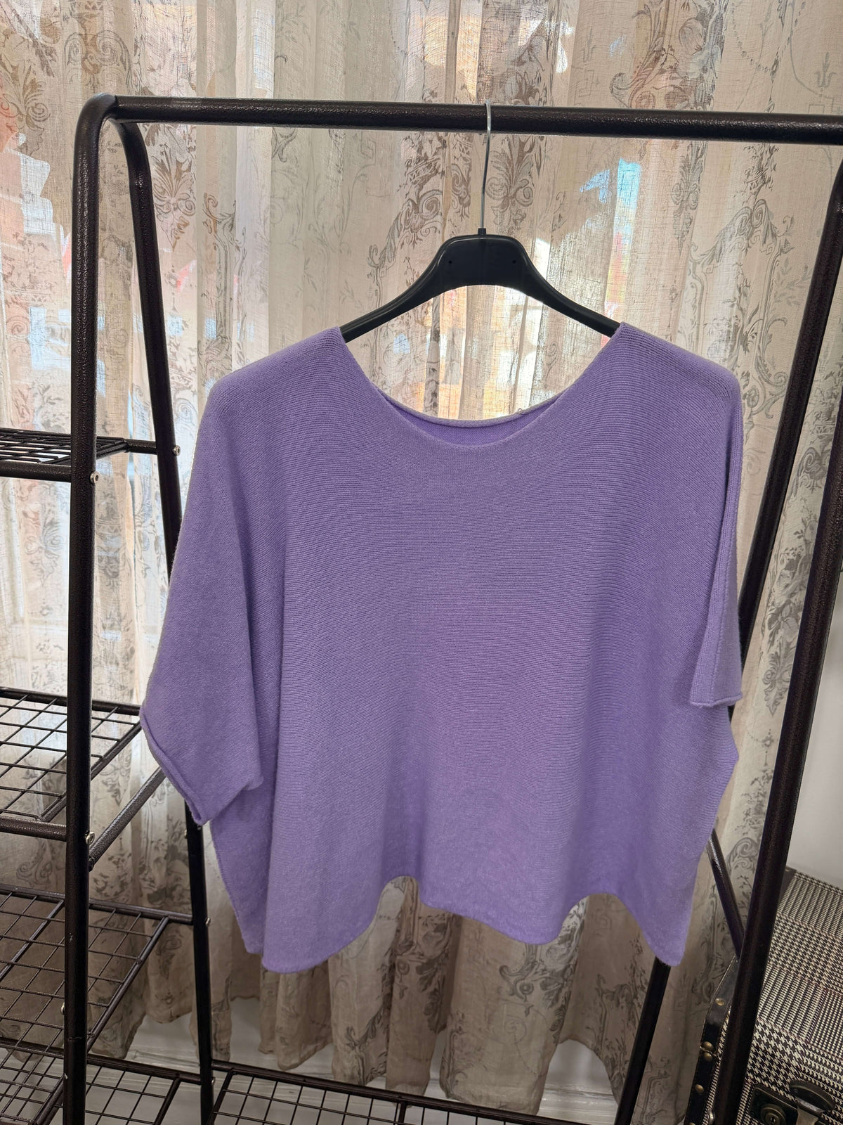 Torzi Boxy Swing Fine Knit Jumper