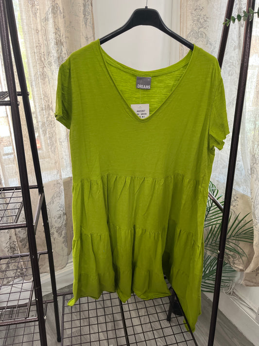 Jane Eliz - Tiered Knee Length Sundress