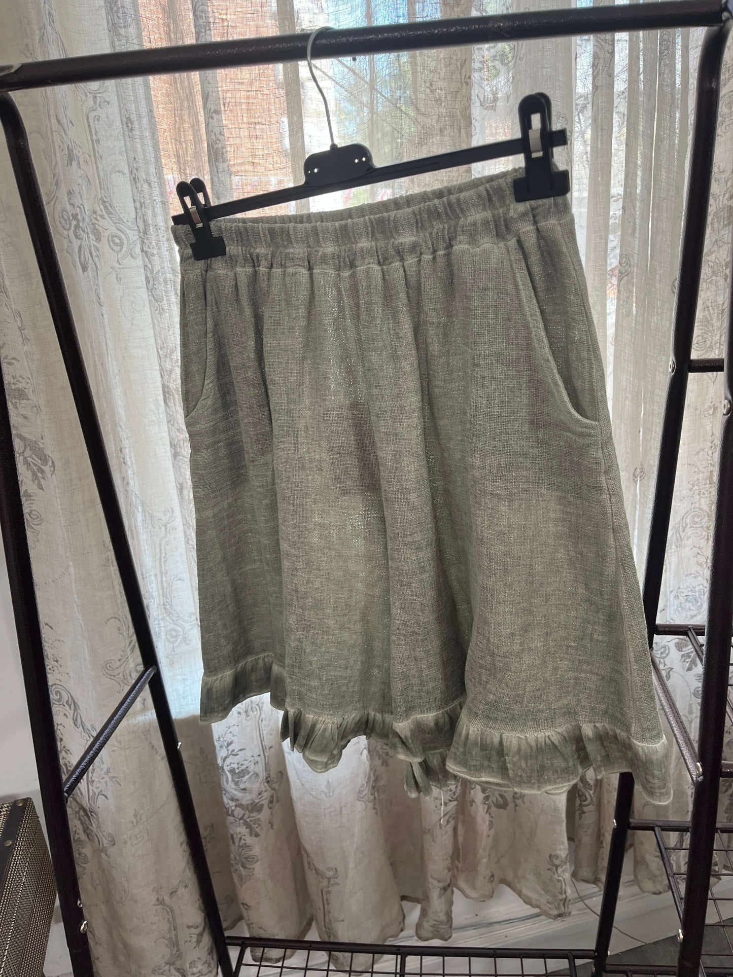 Nia Frill Detail Top and Shorts Set (items sold separately)