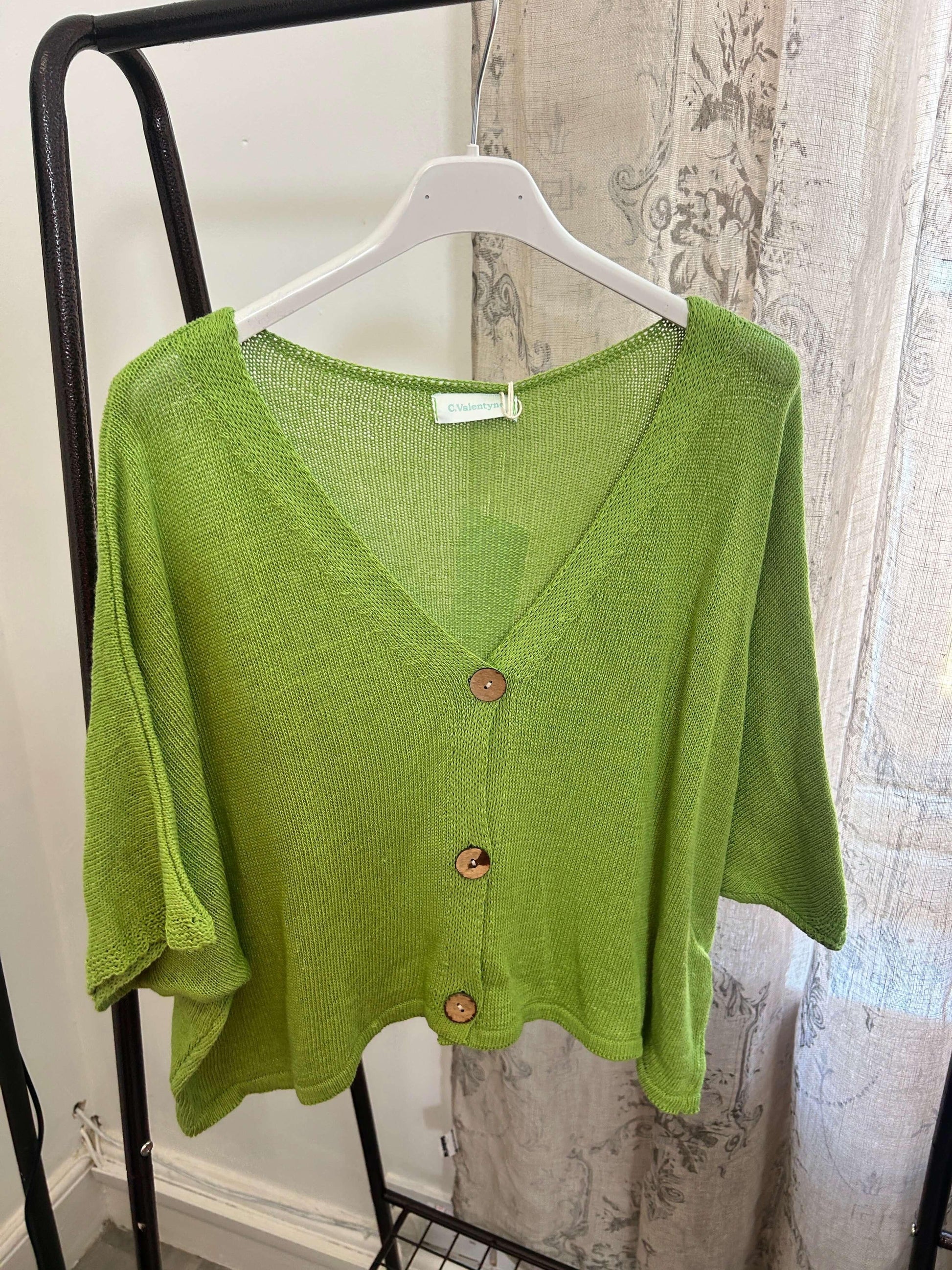 Aimee Cute Button Layering Cardi