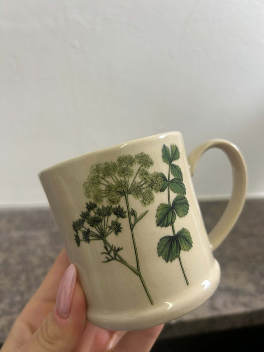 Stoneware Mini Mug - Spring Hedgerow