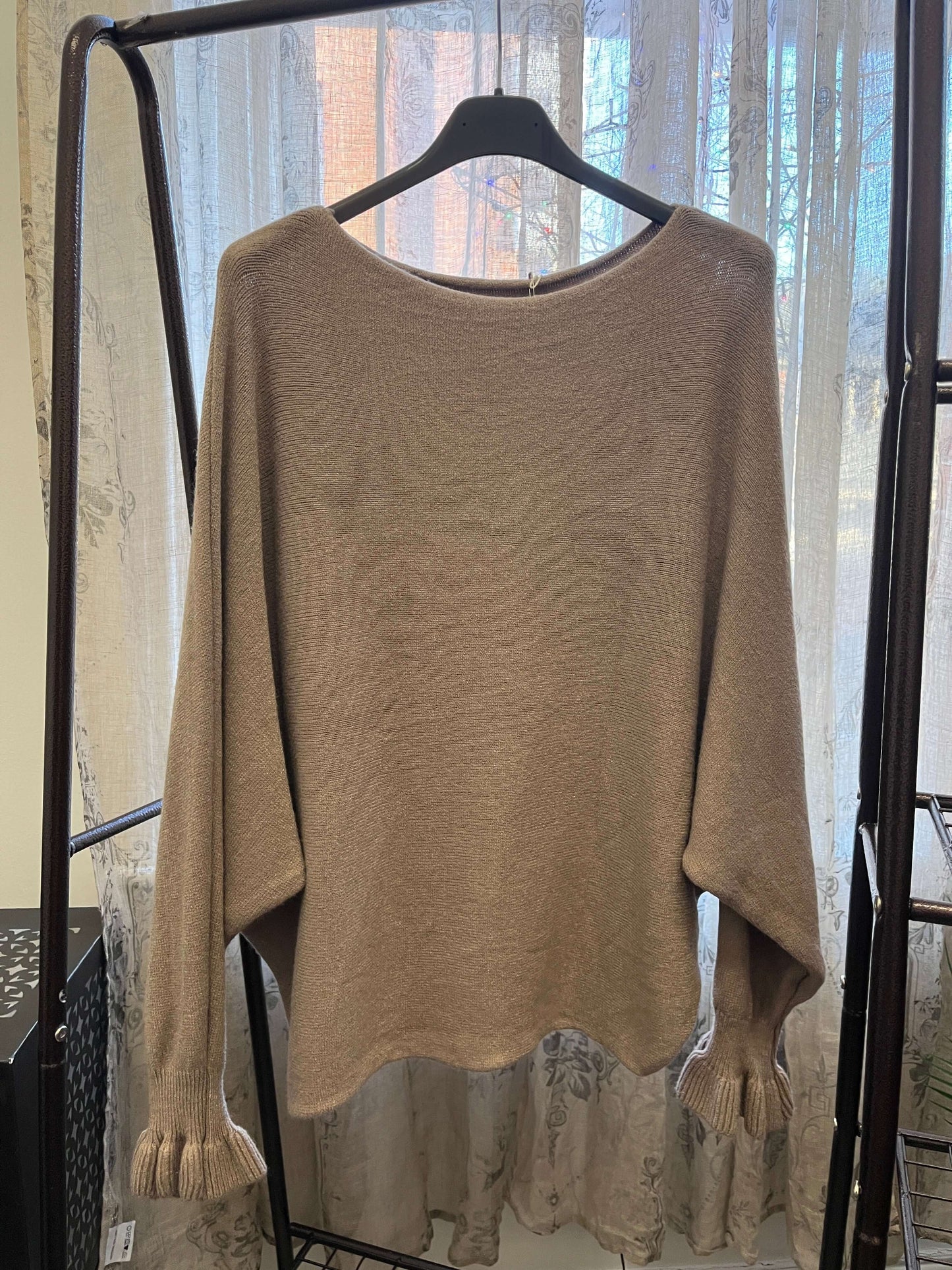 Freya Fluted Long Sleeve Jumper