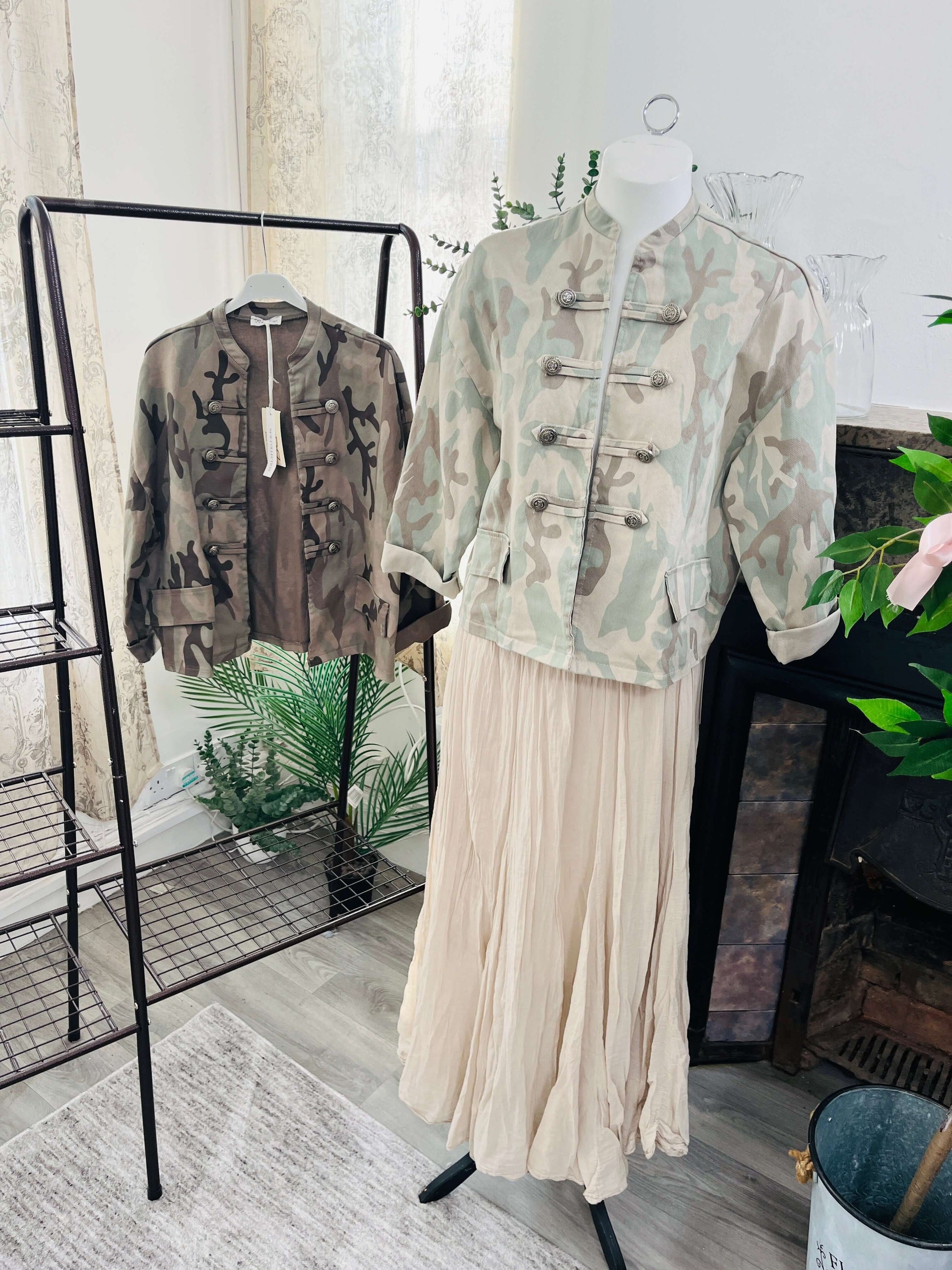 Ladies Casual Camo Jacket