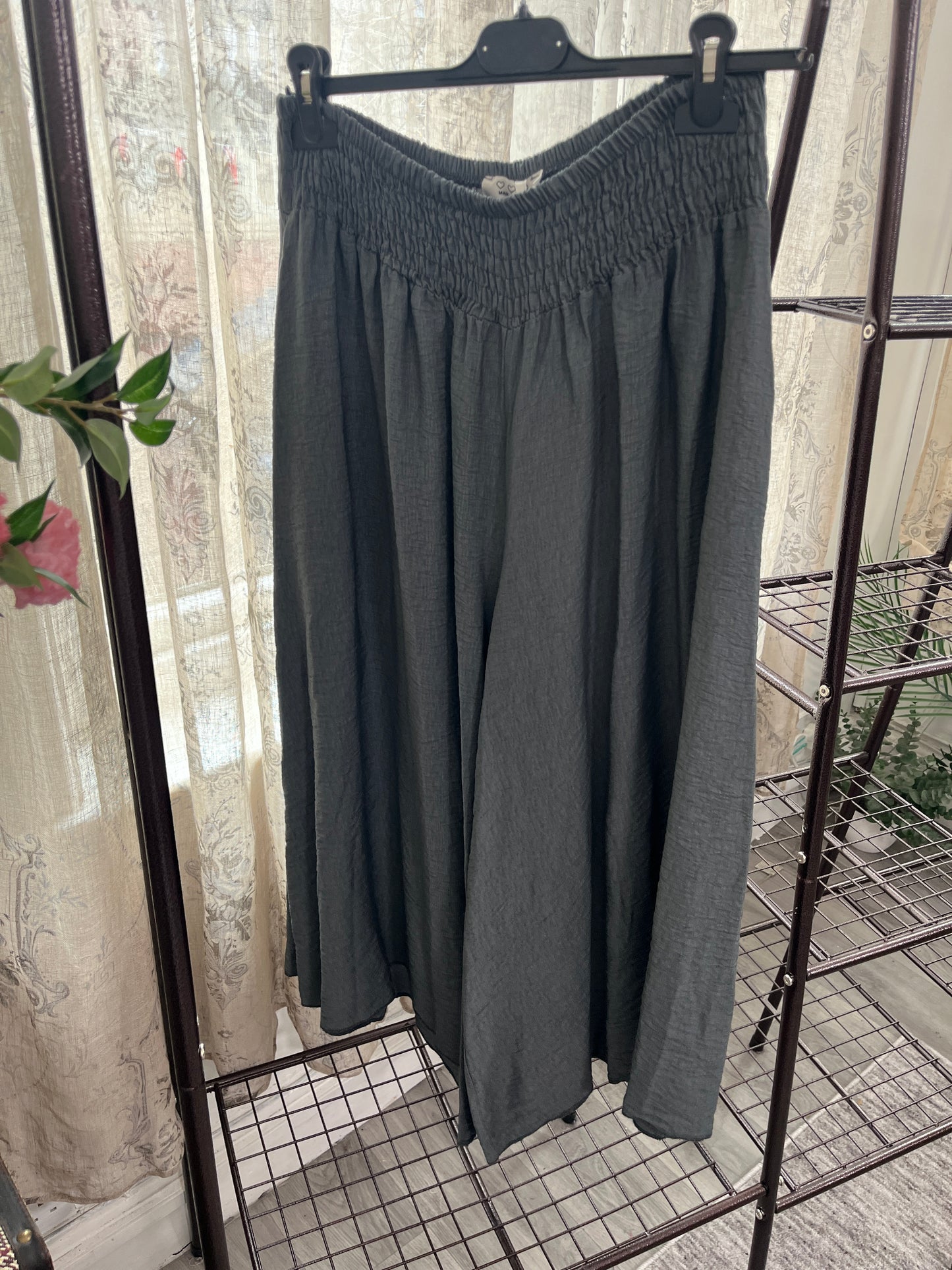 Olive Elasticated Culottes