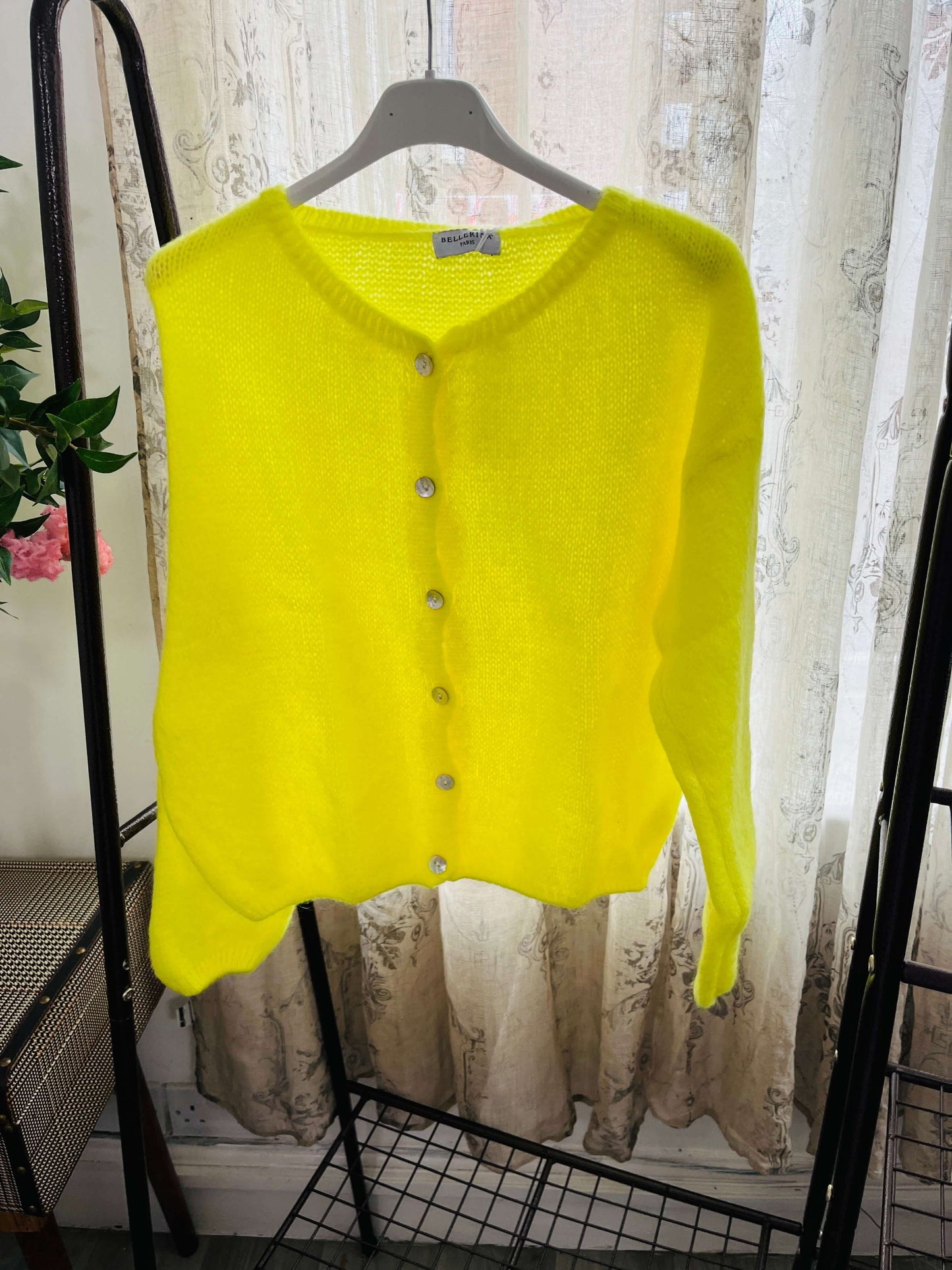 Trudi Long Sleeve Mohair Cardigan