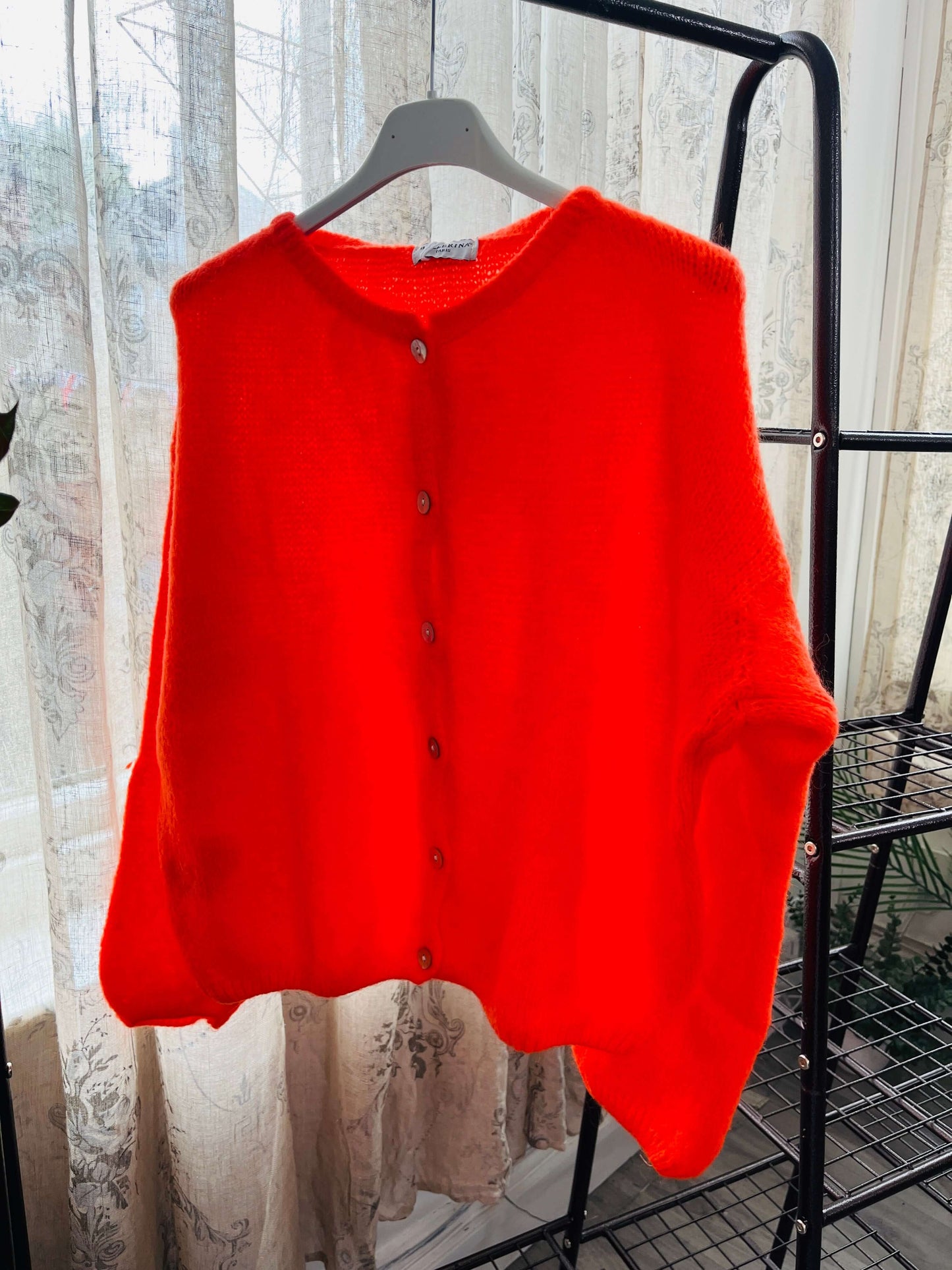 Trudi Long Sleeve Mohair Cardigan