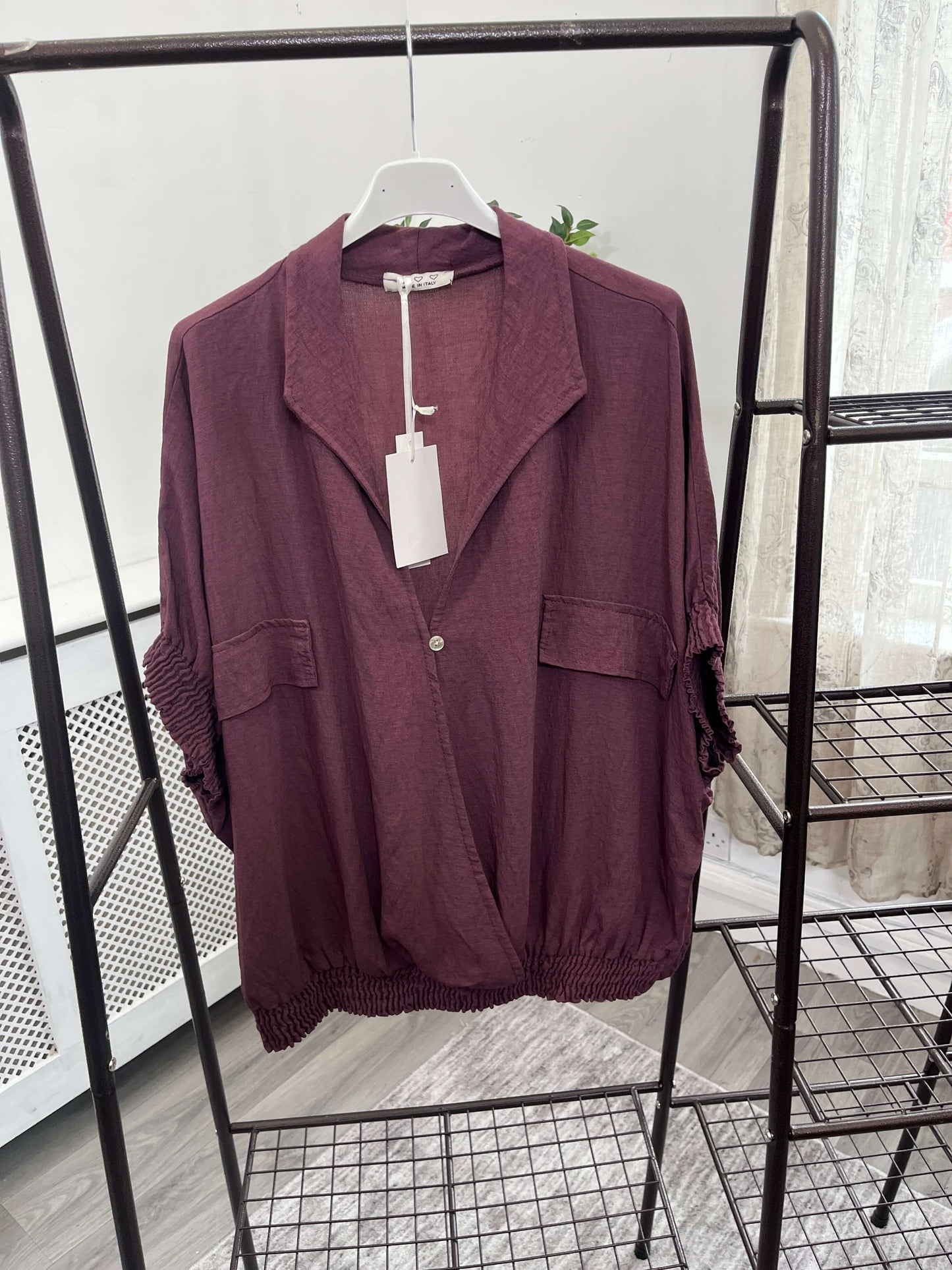 Lydia Bomber Style Ladies Shirt