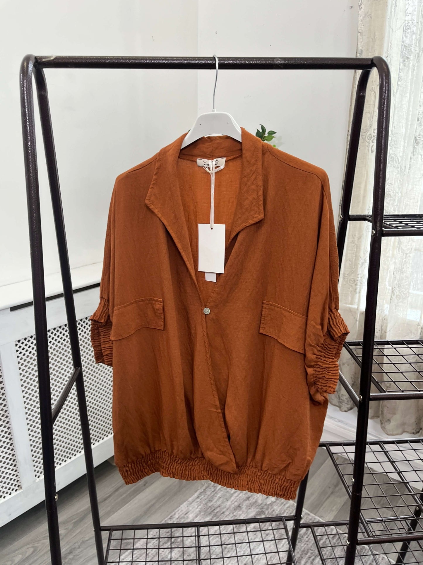 Lydia Bomber Style Ladies Shirt