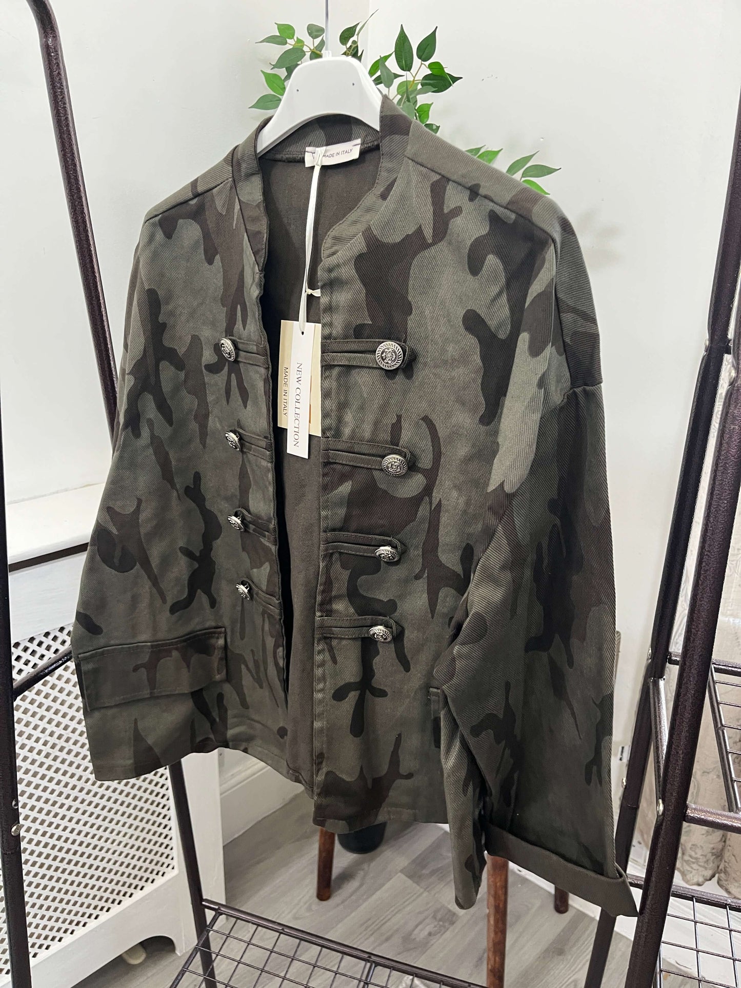 Ladies Casual Camo Jacket