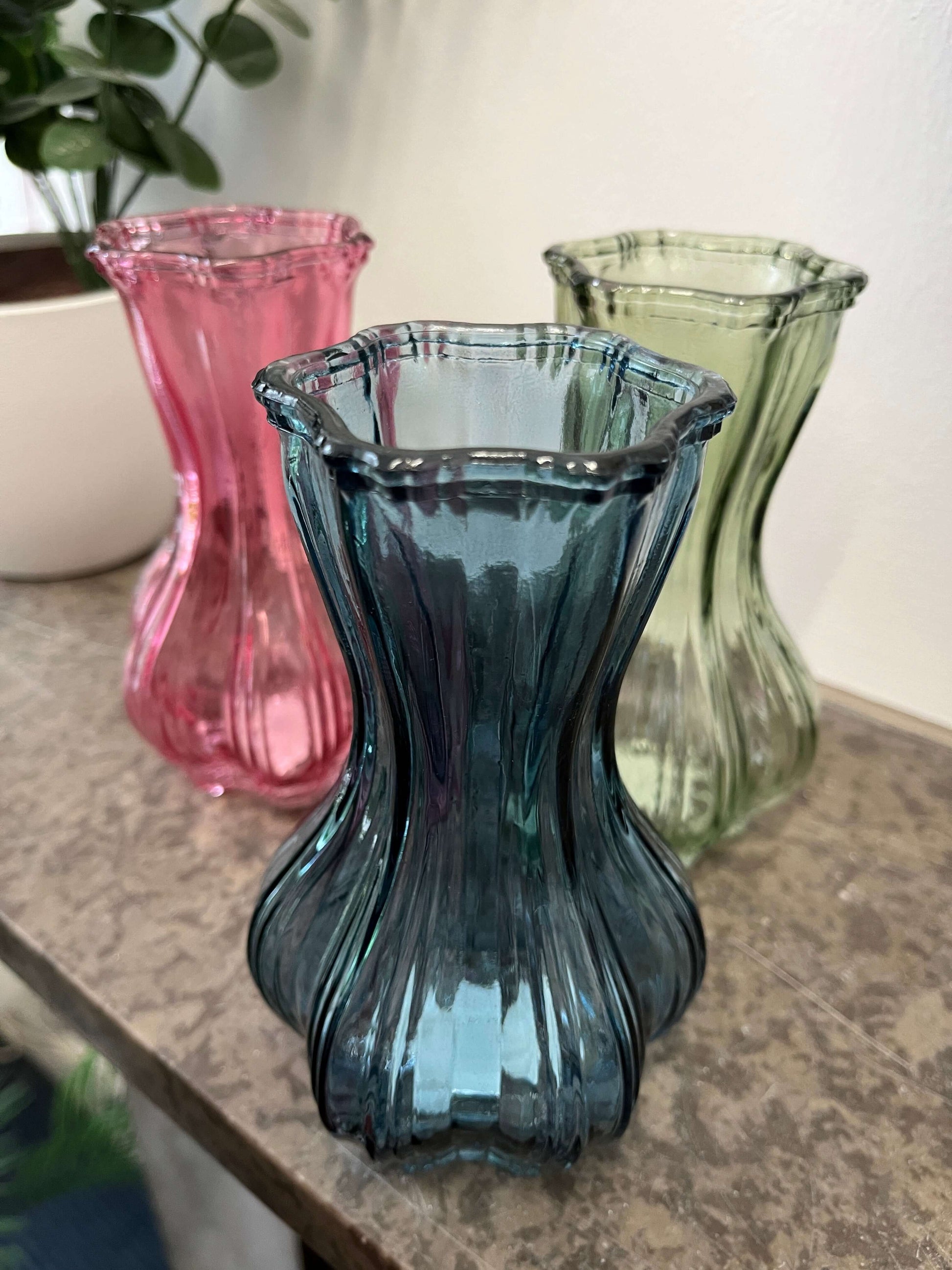 Bright Glass Bud Vase