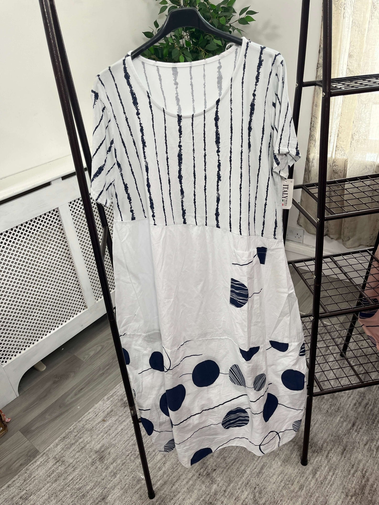 Dotty Stripe Sundress