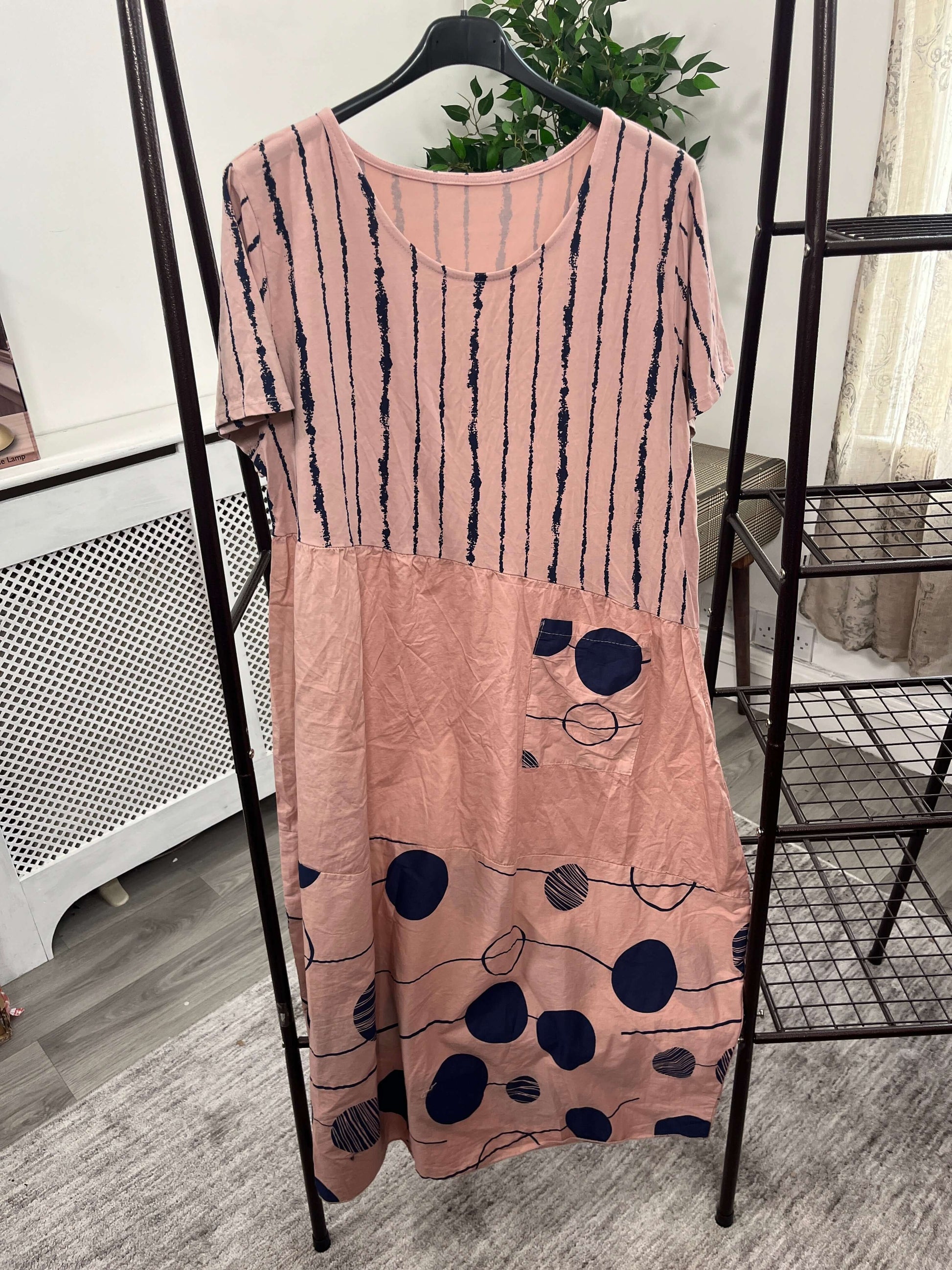 Dotty Stripe Sundress