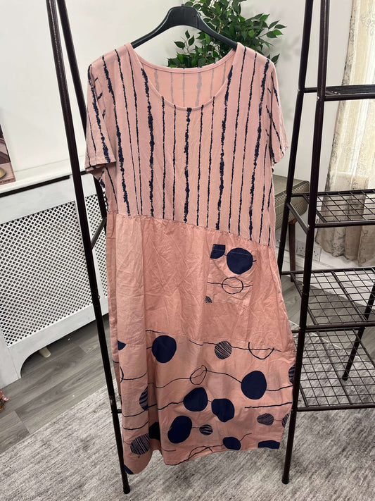 Dotty Stripe Sundress