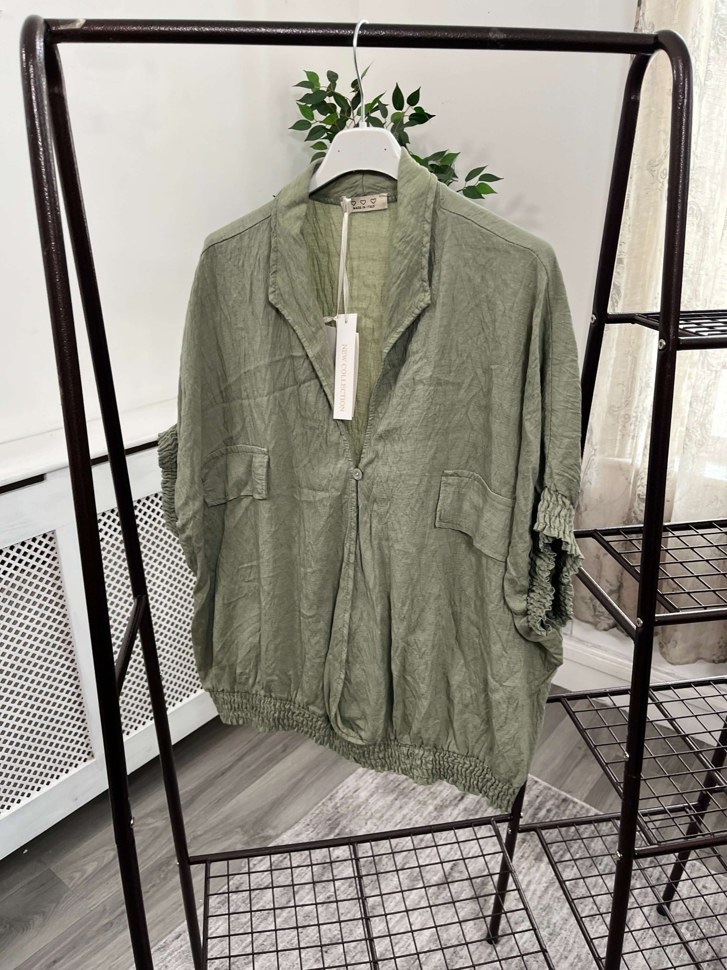 Lydia Bomber Style Ladies Shirt
