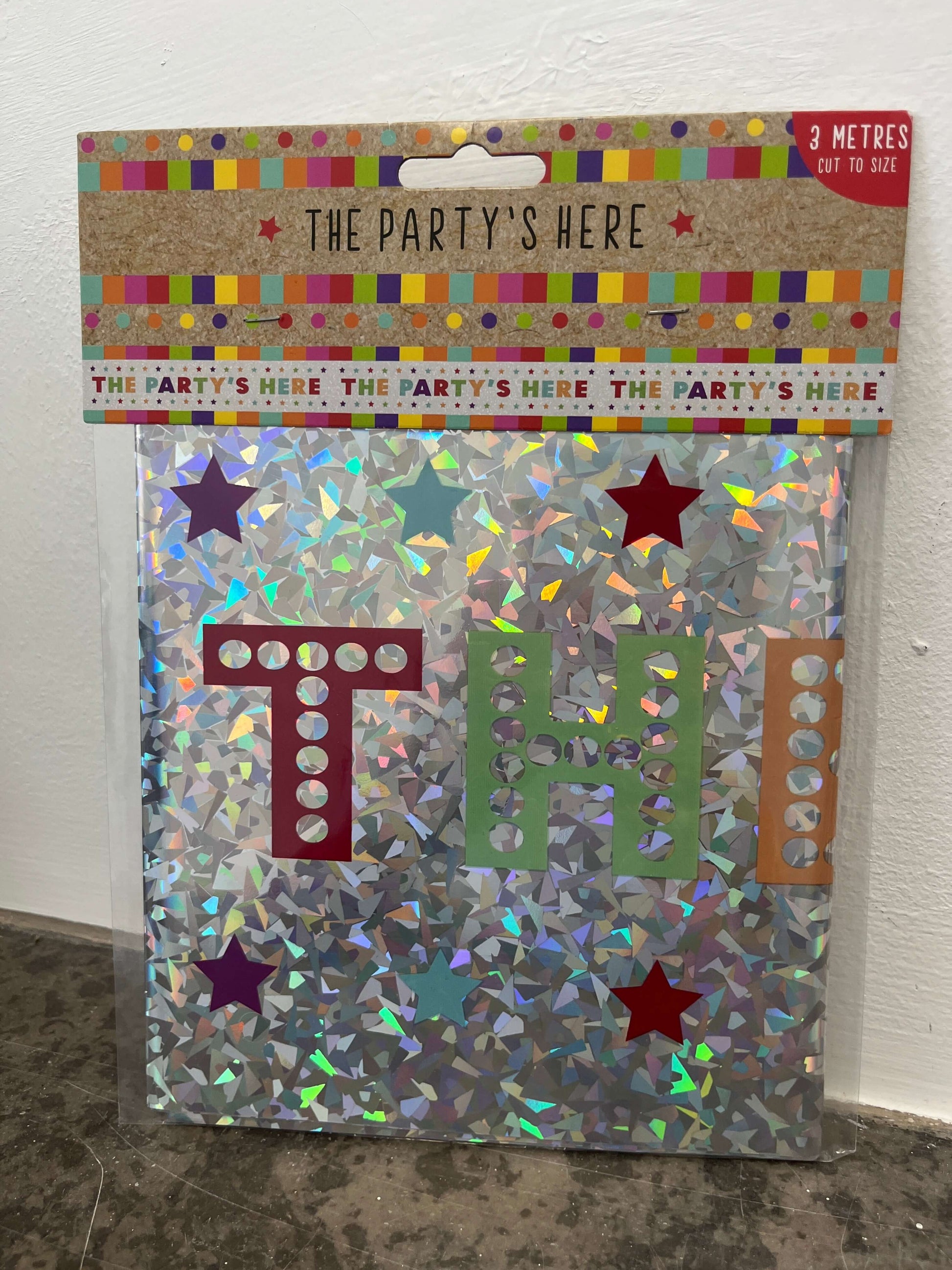 The Party's Here' Banner