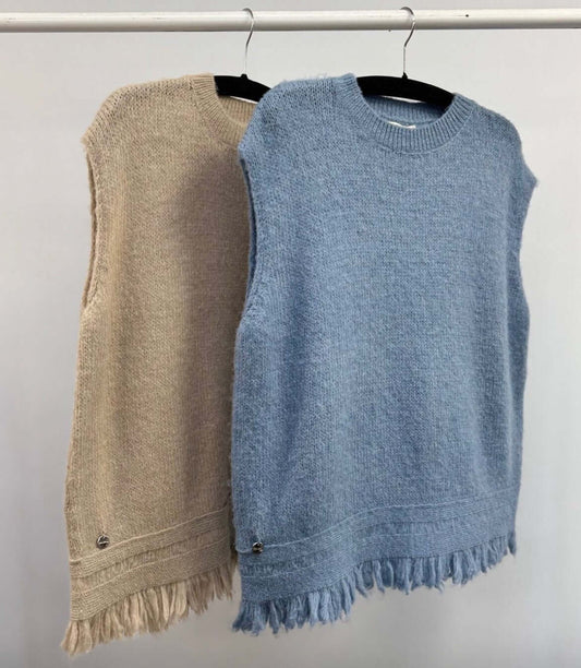 Ladies Tank Top with fringe