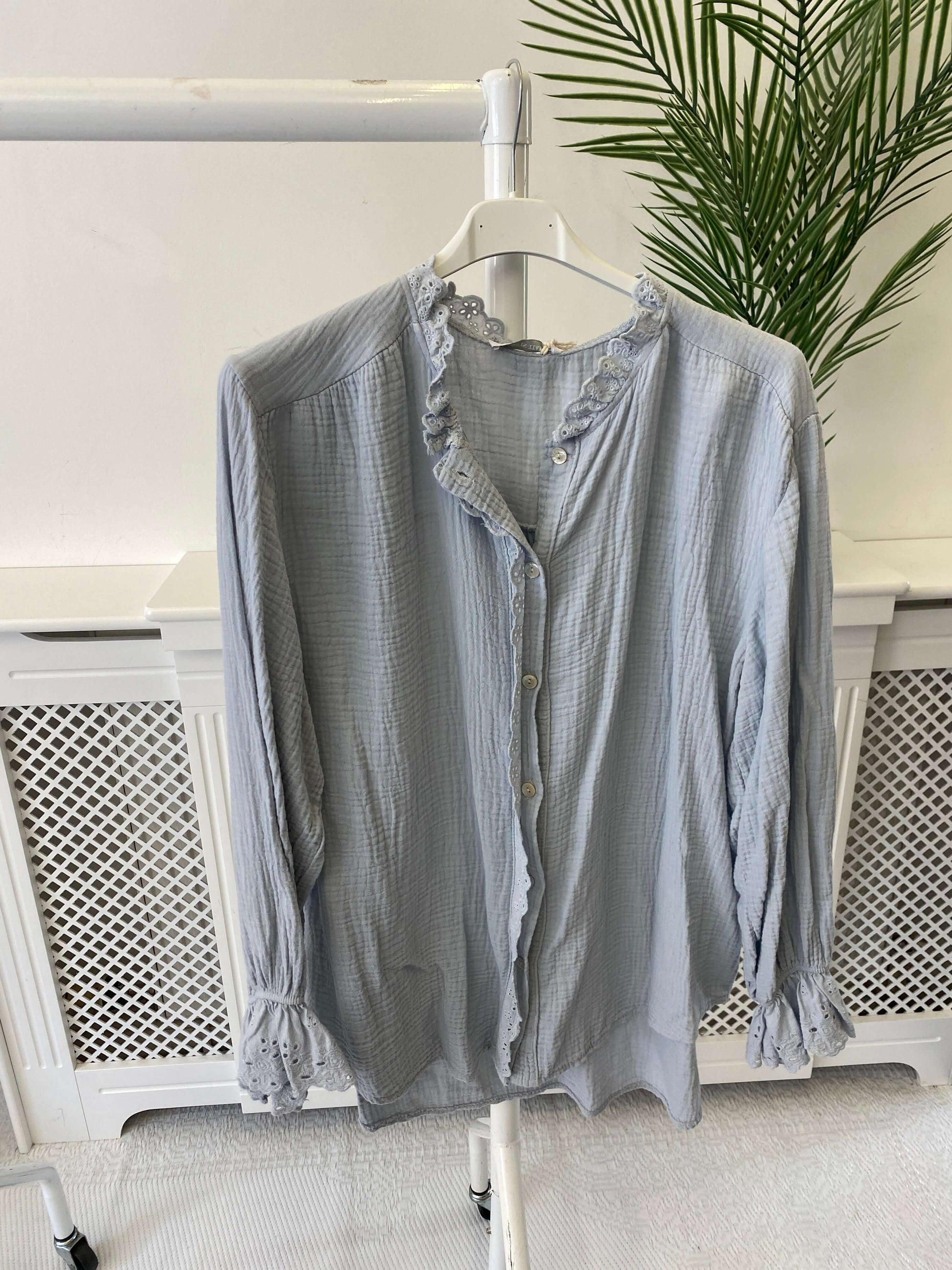 Cheesecloth Ladies Cotton Slouch Blouse