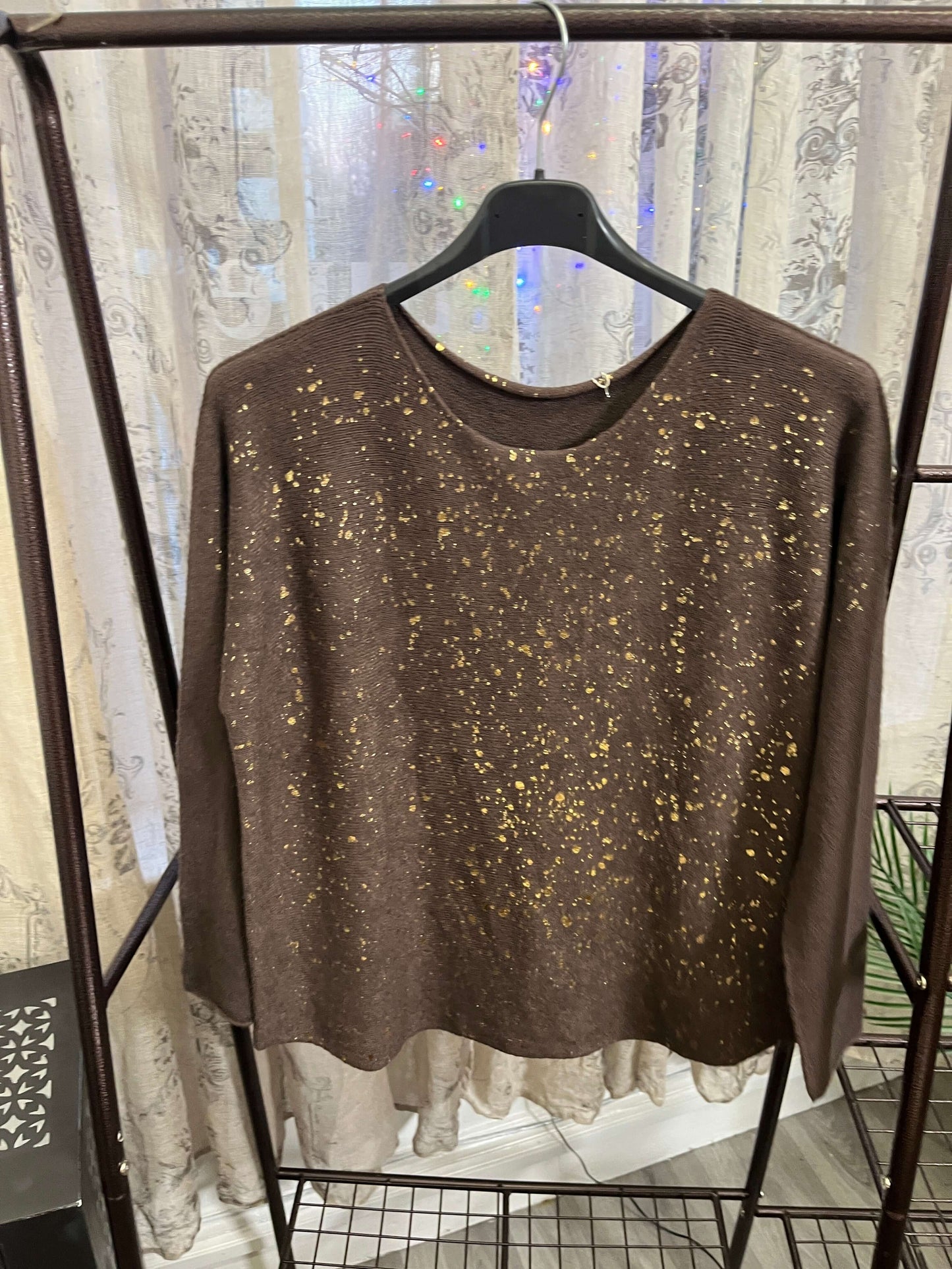 Sparkly Penelope Round Neck Super Soft Knit Jumper