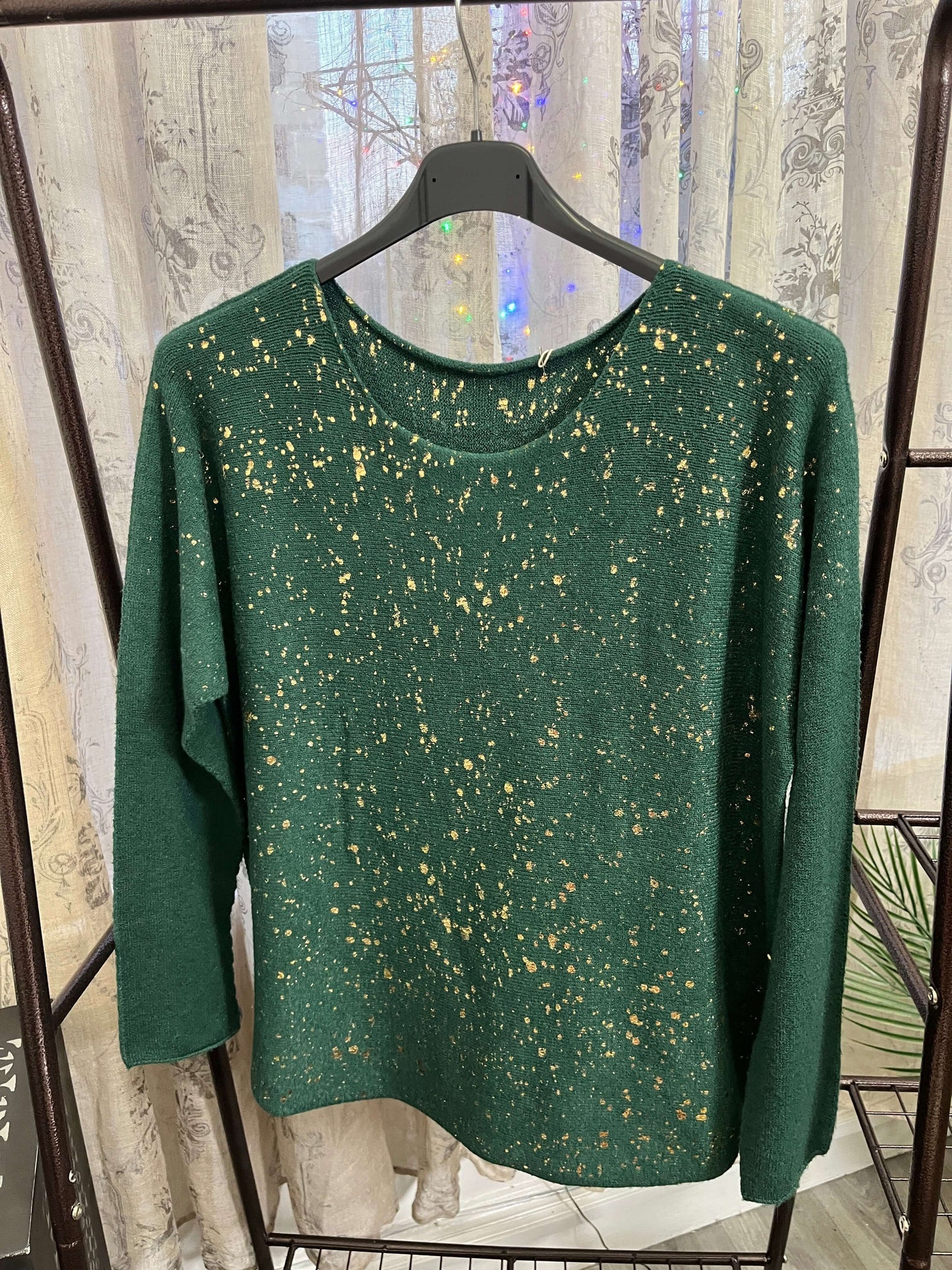 Sparkly Penelope Round Neck Super Soft Knit Jumper